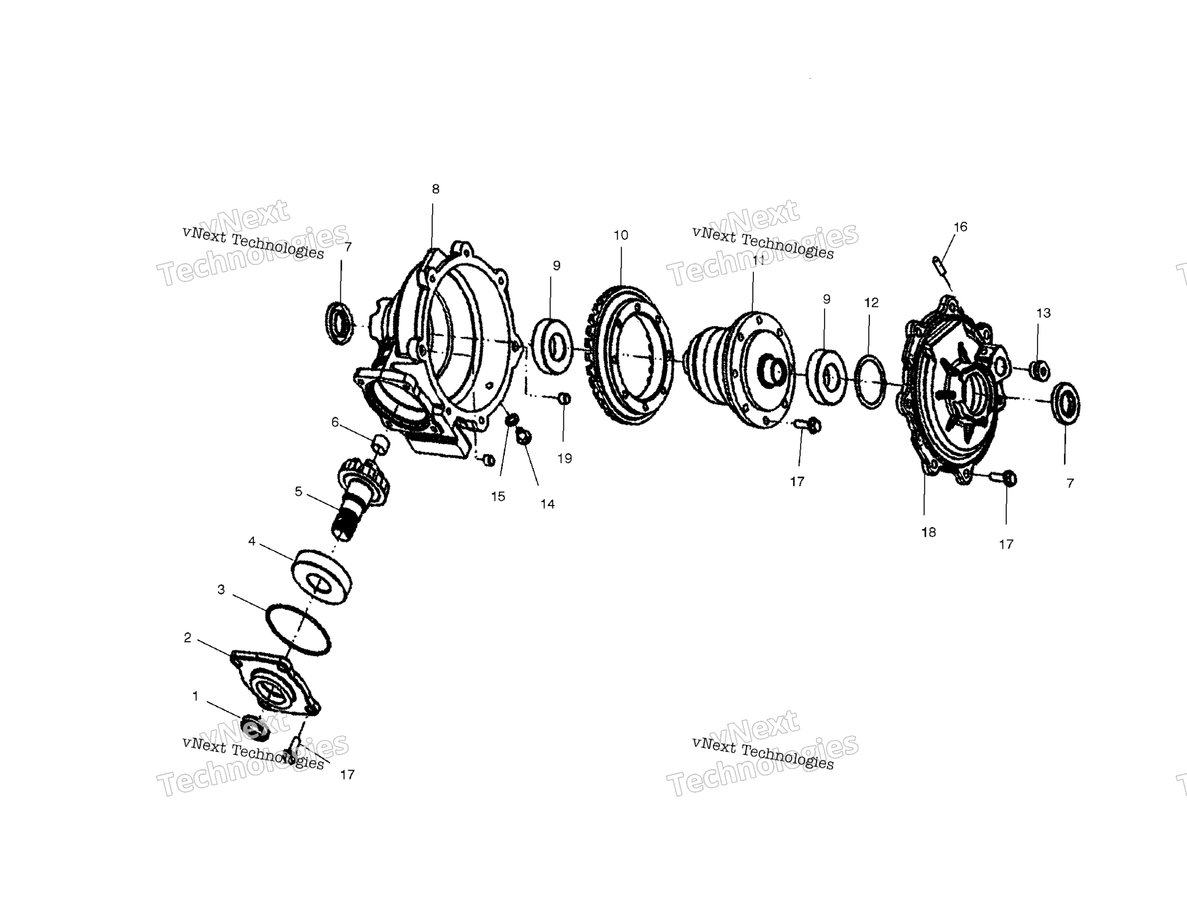 Передняя часть Housing A02cd50ab/Fb