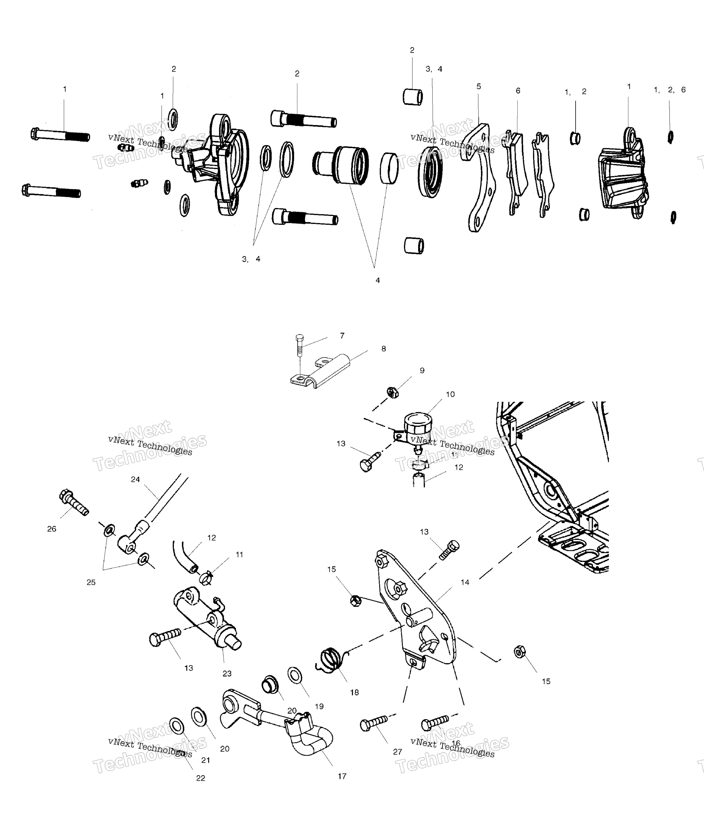 Задняя часть Brake A02cd50aa/Ab/Fb