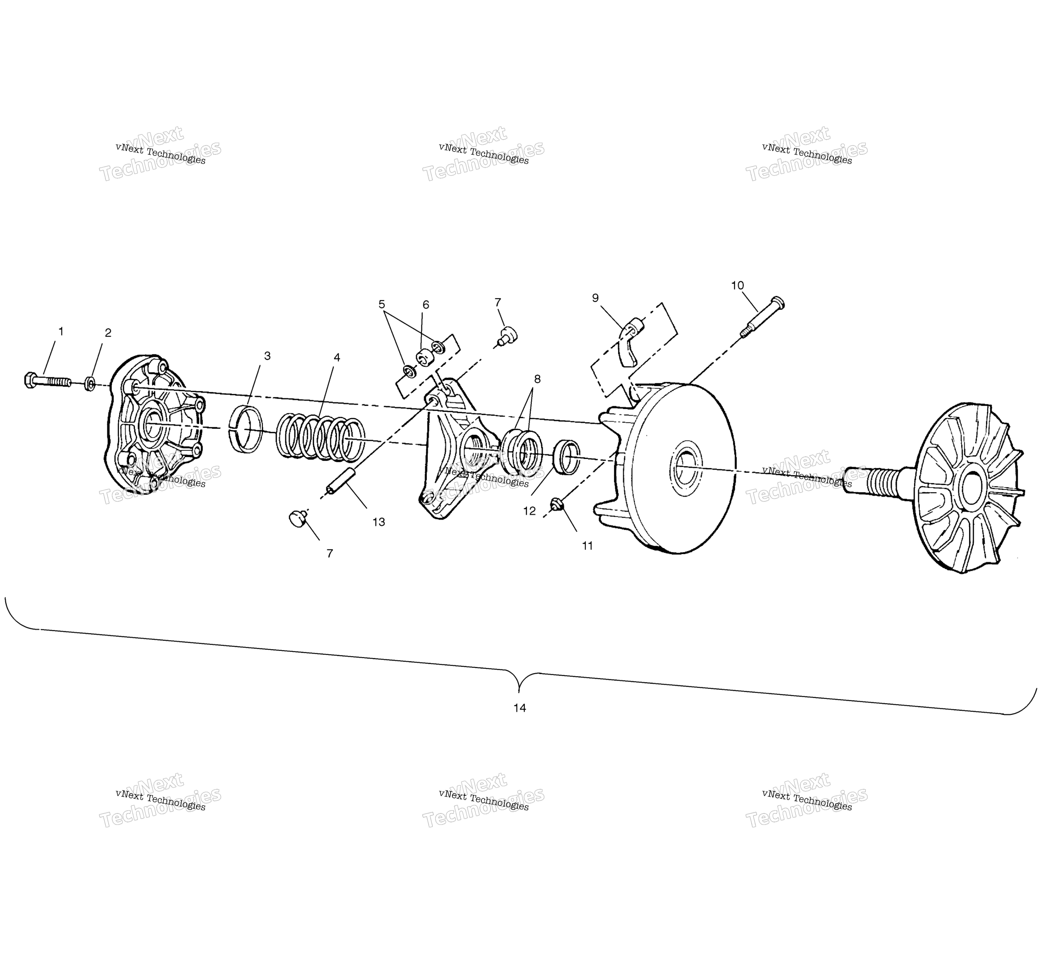 Привод Clutch A02ch42aa