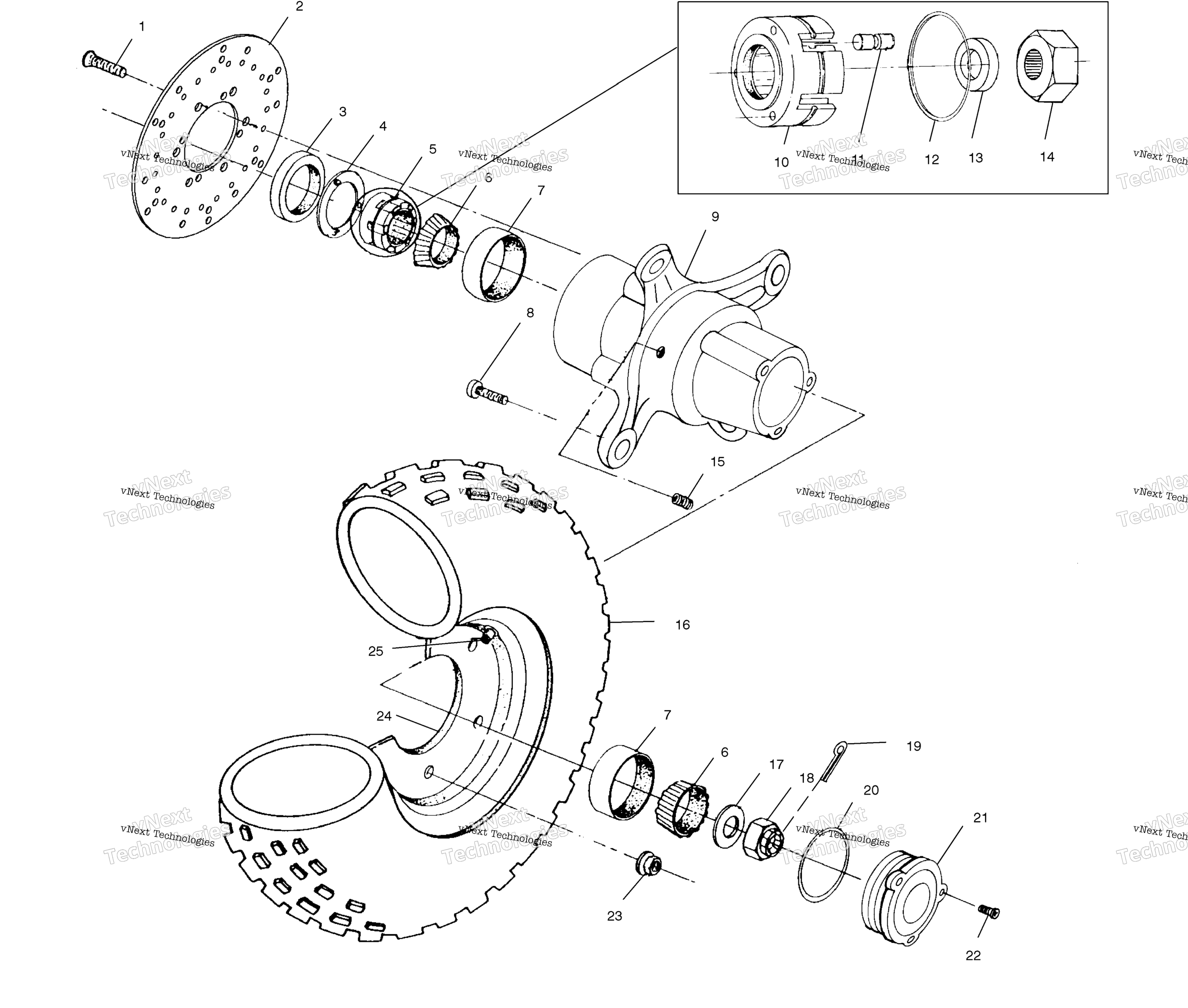 Передняя часть Wheel All Options