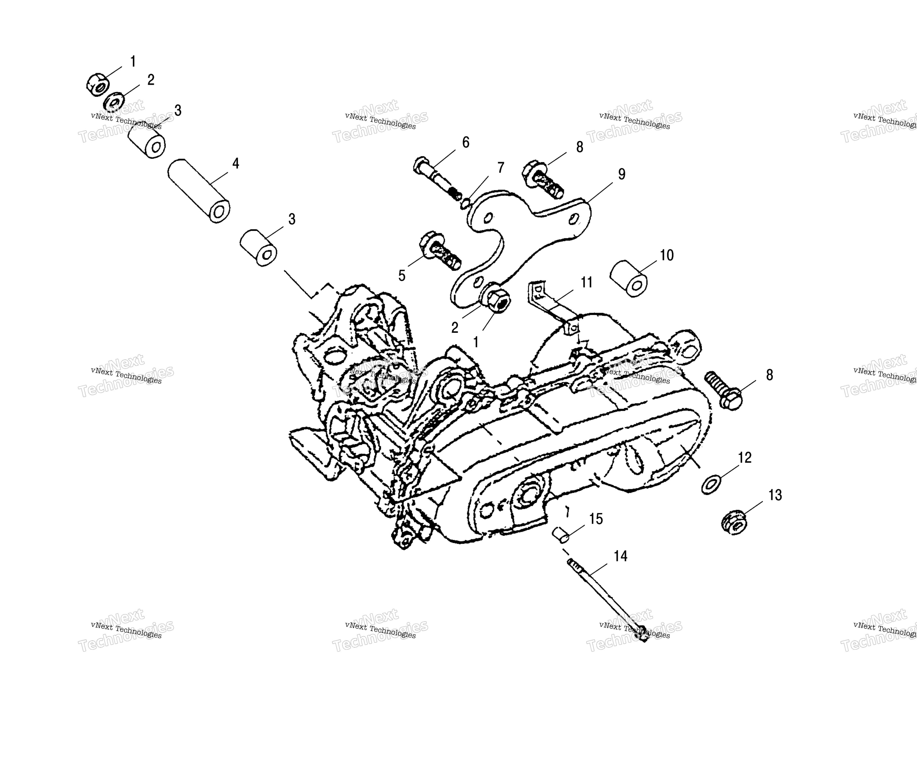 Двигатель Bracket A02fa09ca/Cb/Cc