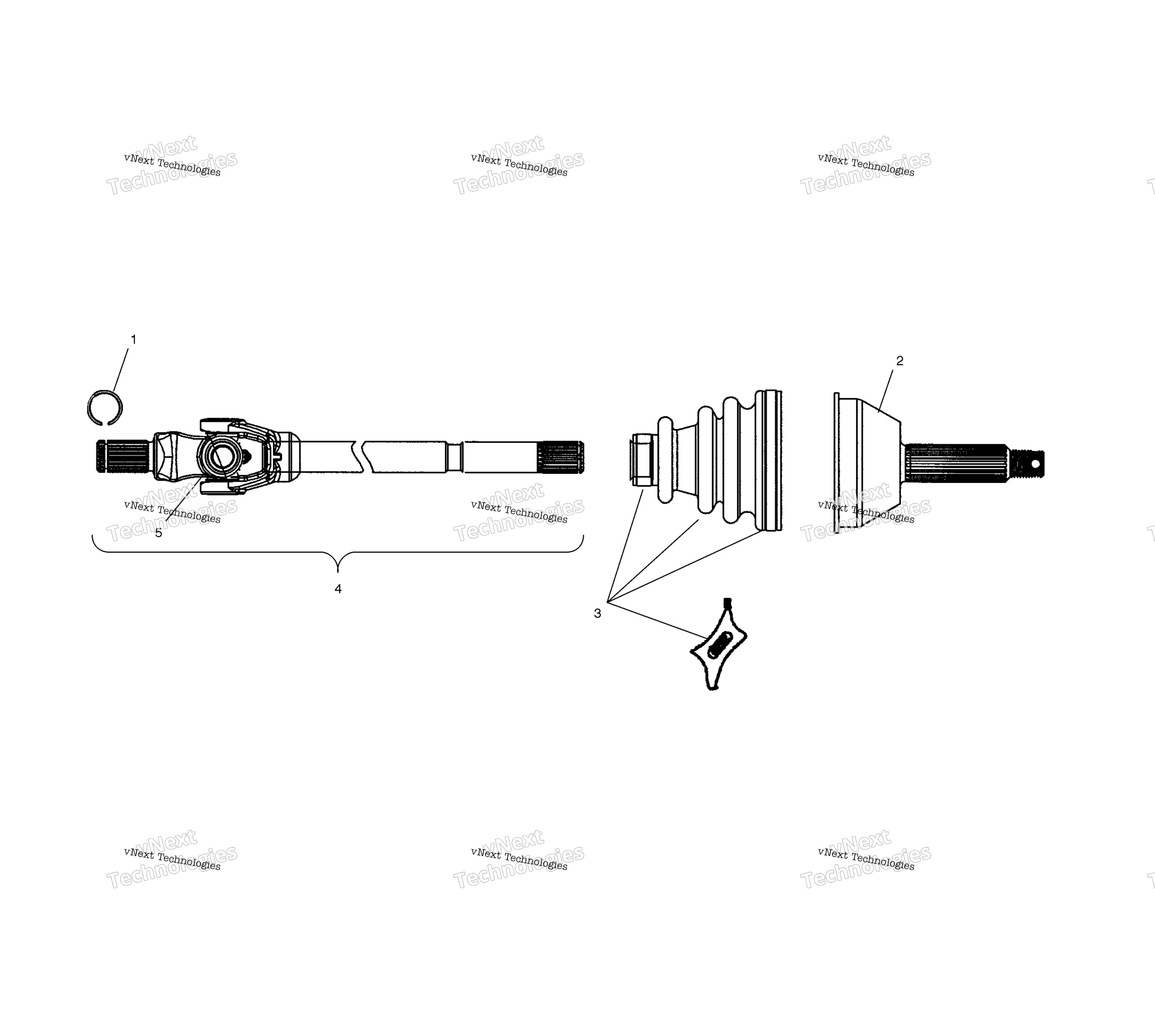 Привод Shaft A03cd32aa/Ab/Ac