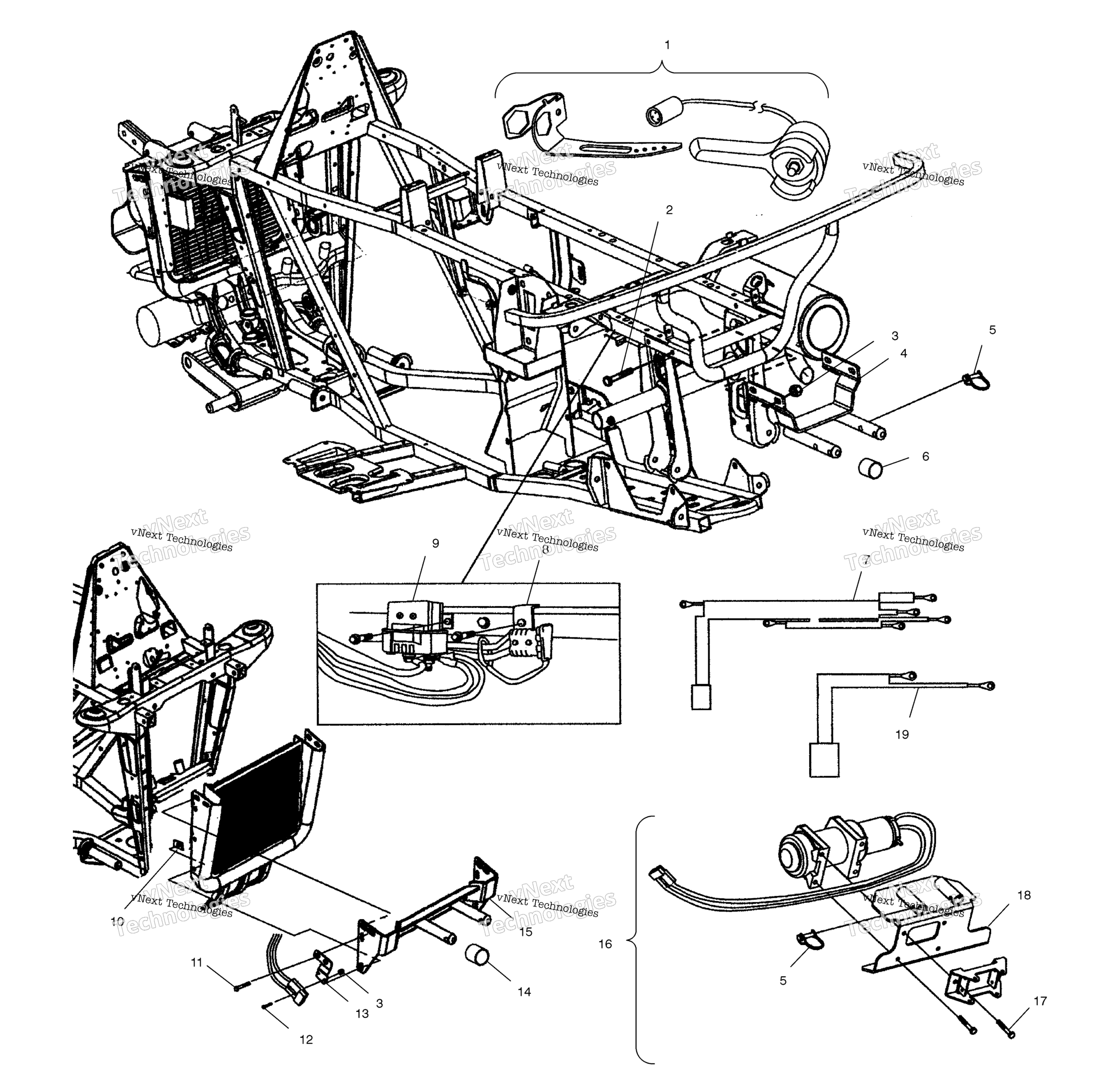 Multi Mount лебёдка A03ch50ah