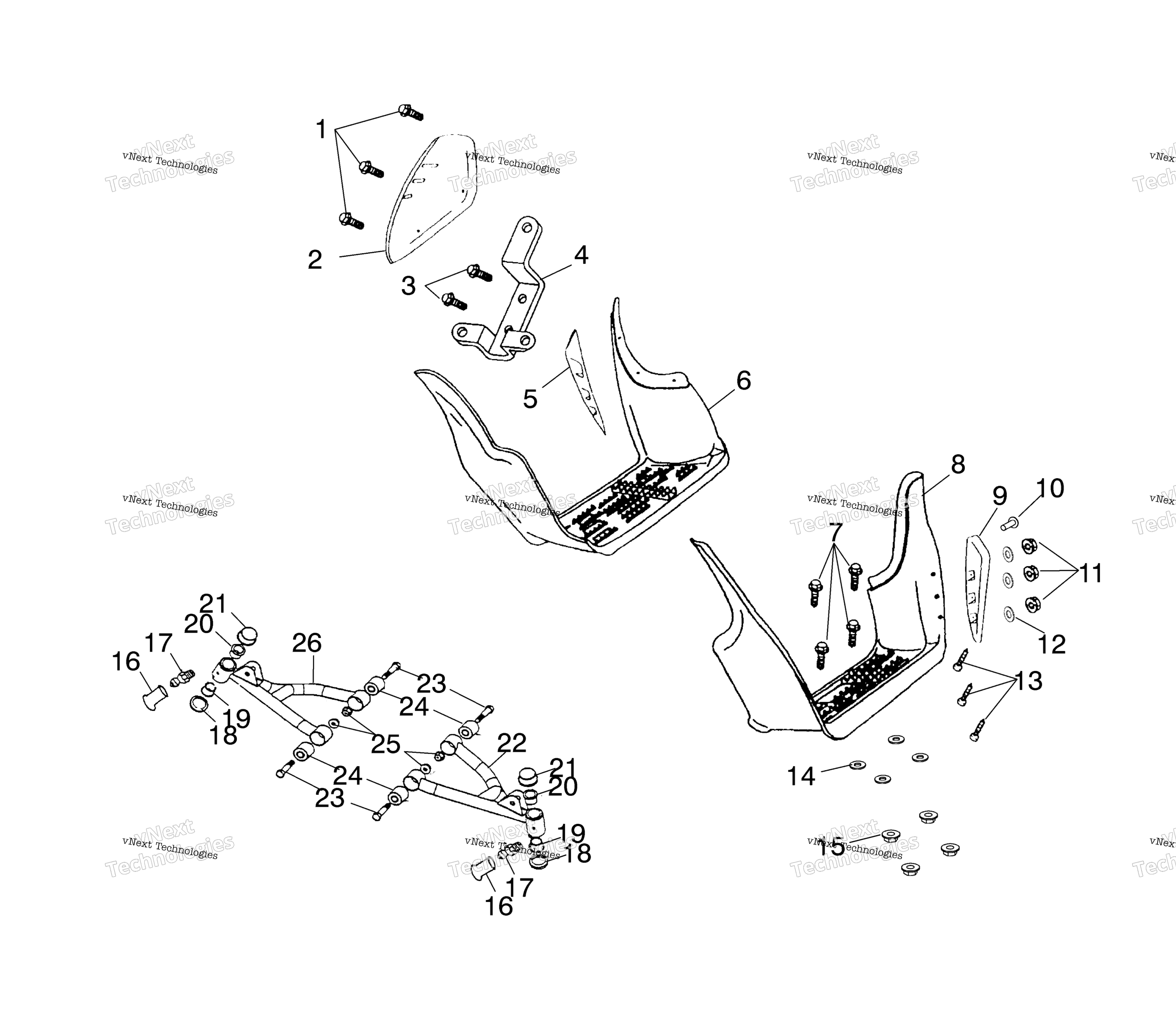 Swing Arm / Footrest