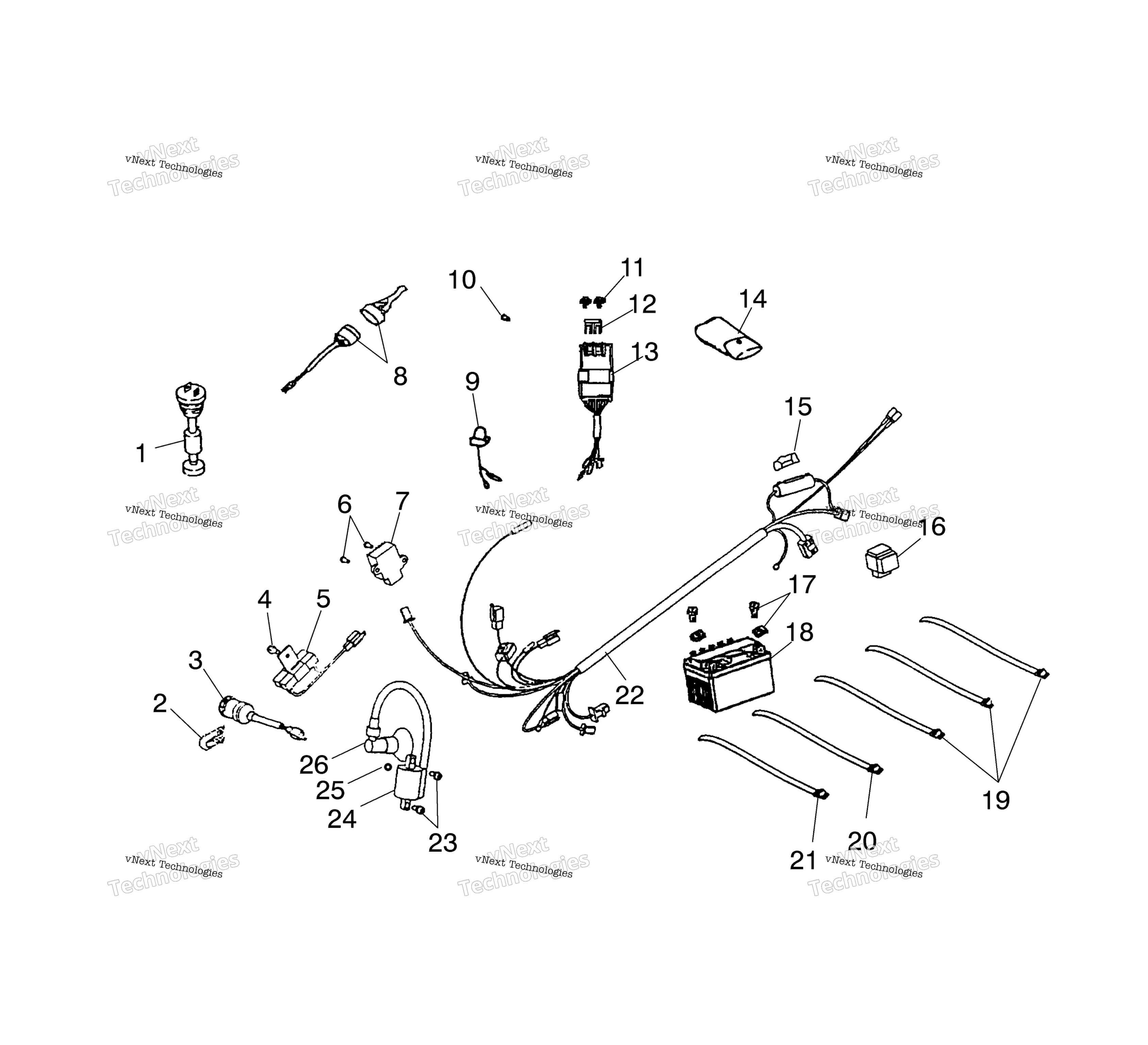 Электрооборудование Parts