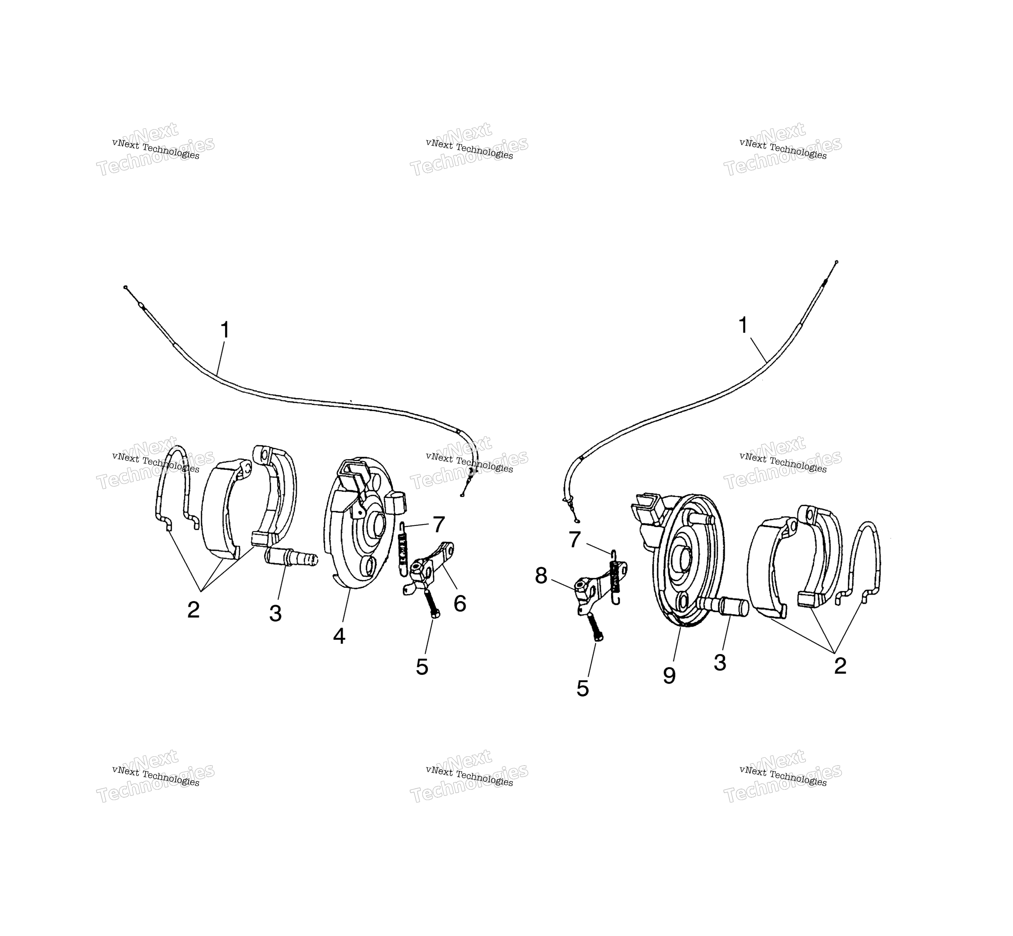 Передняя часть Brake A03fa09ca/Cc/Cd