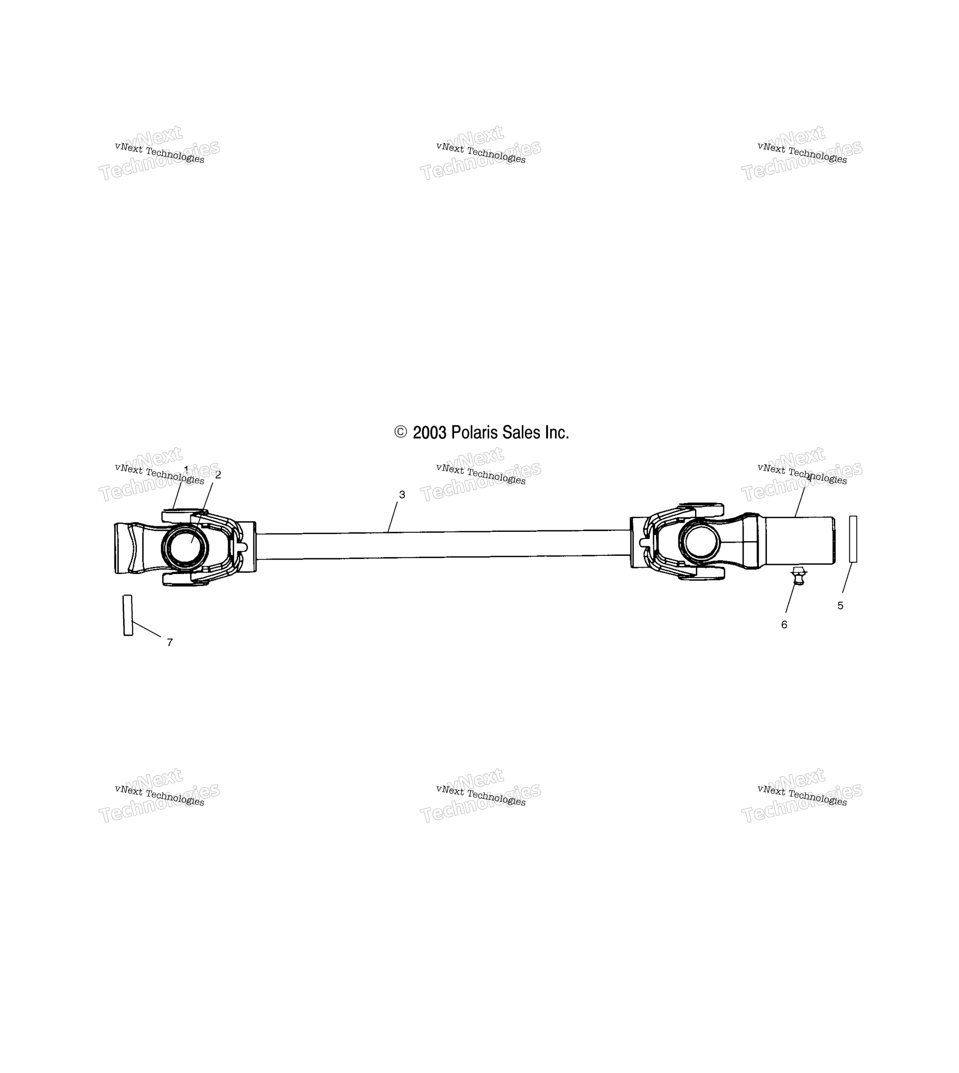 Передняя часть Prop Shaft A04cd32fb