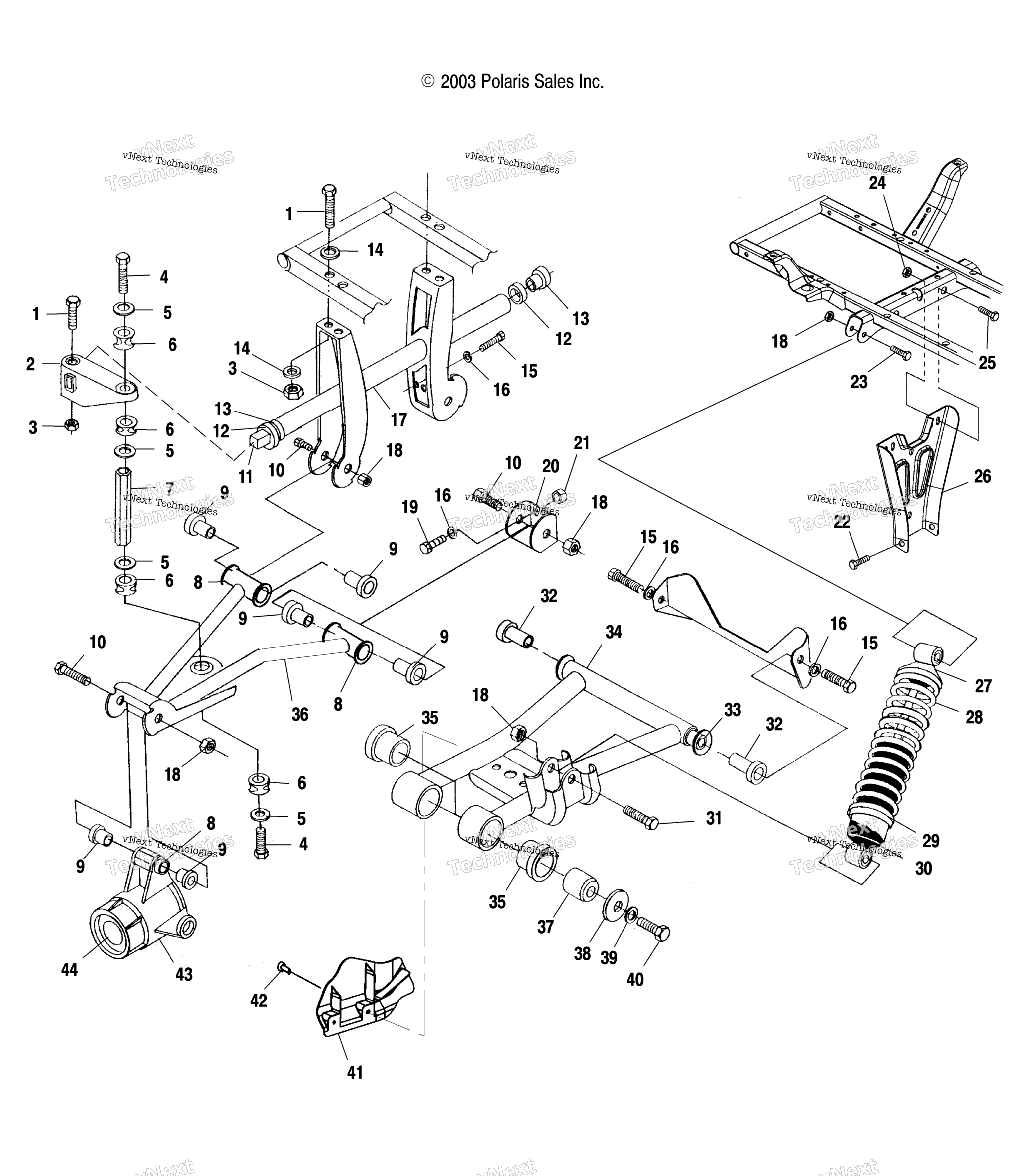 Задняя подвеска