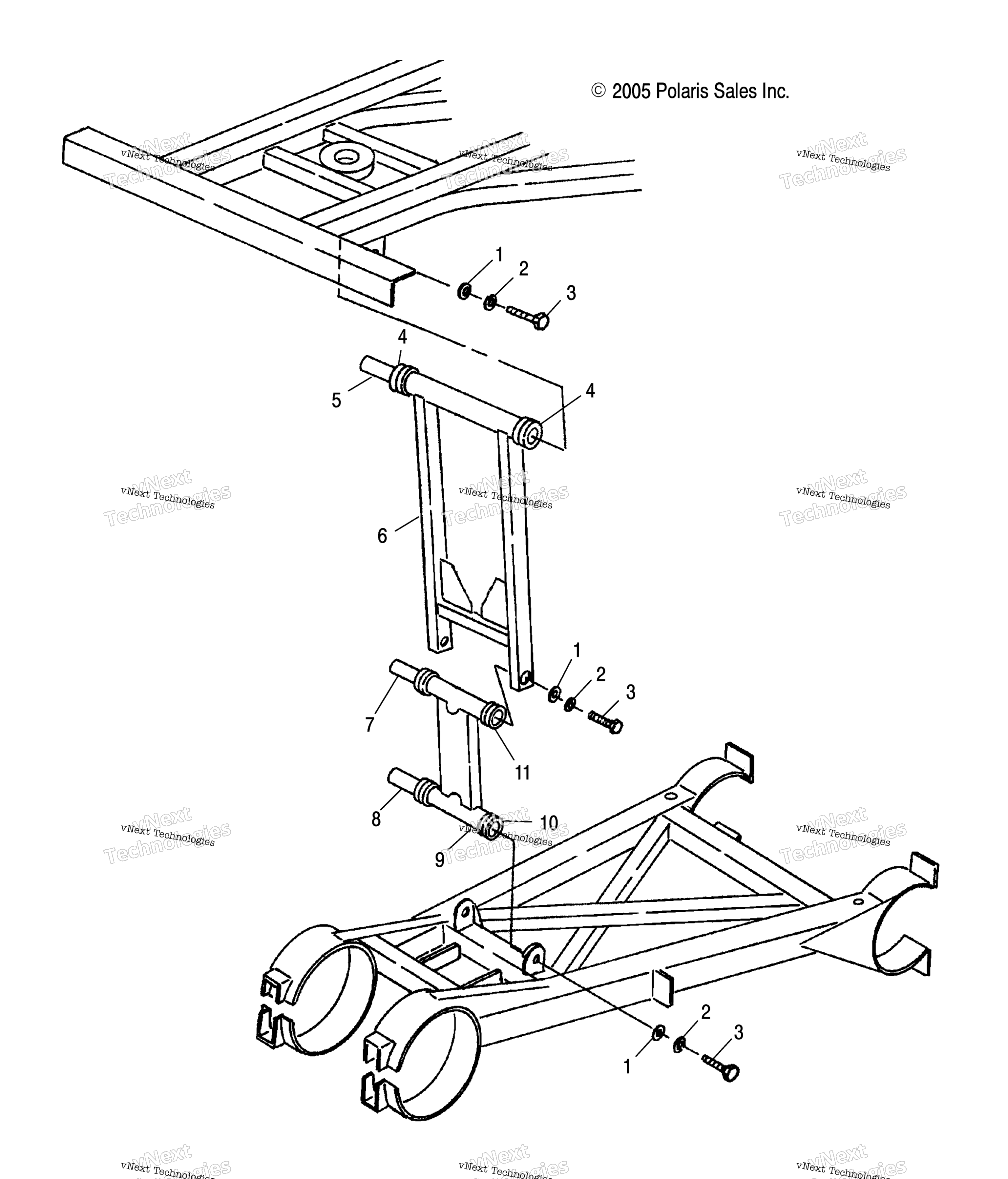 Задняя часть Strut Stabilizer