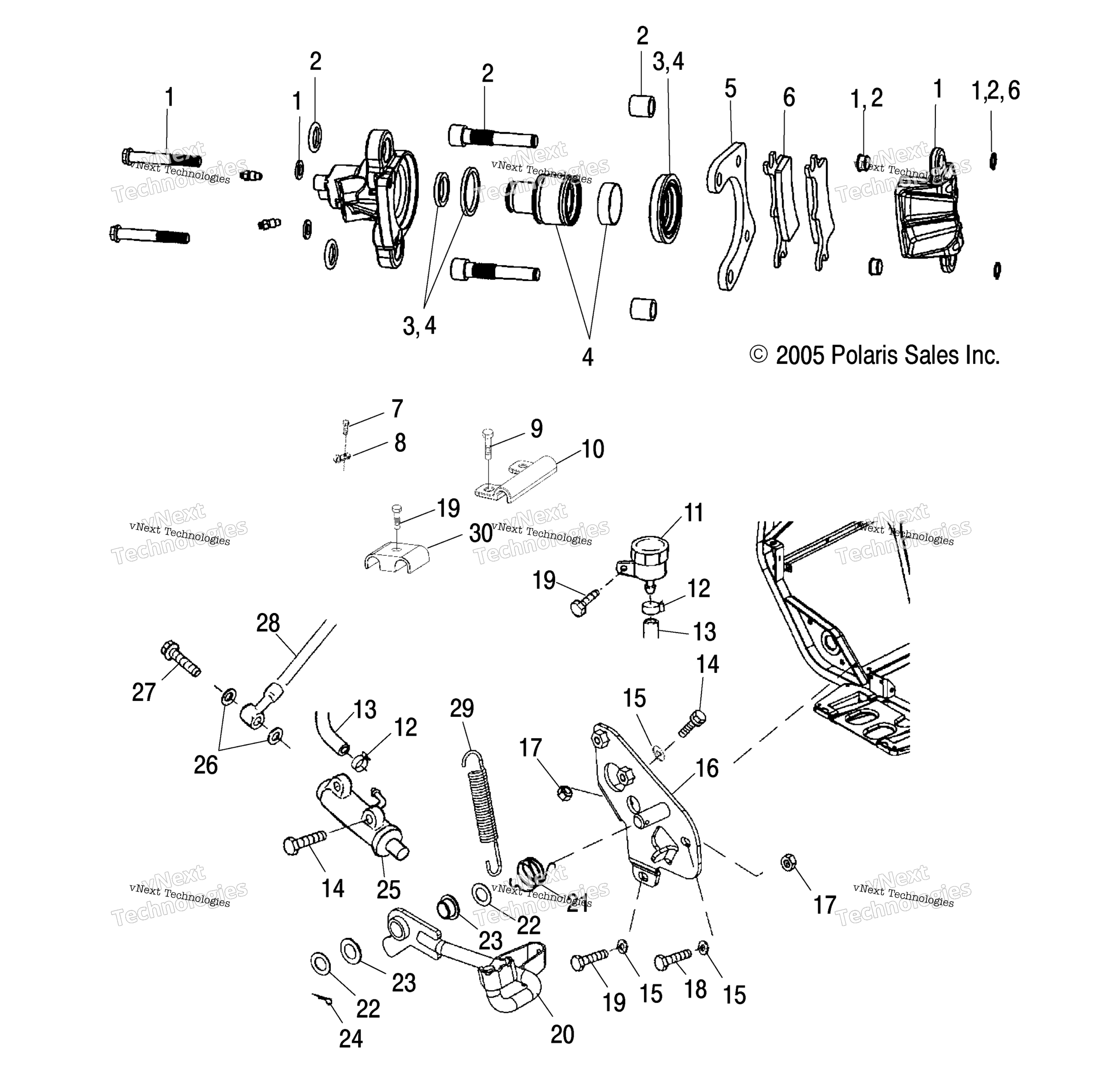 Задняя часть Brake /Ab/Ac