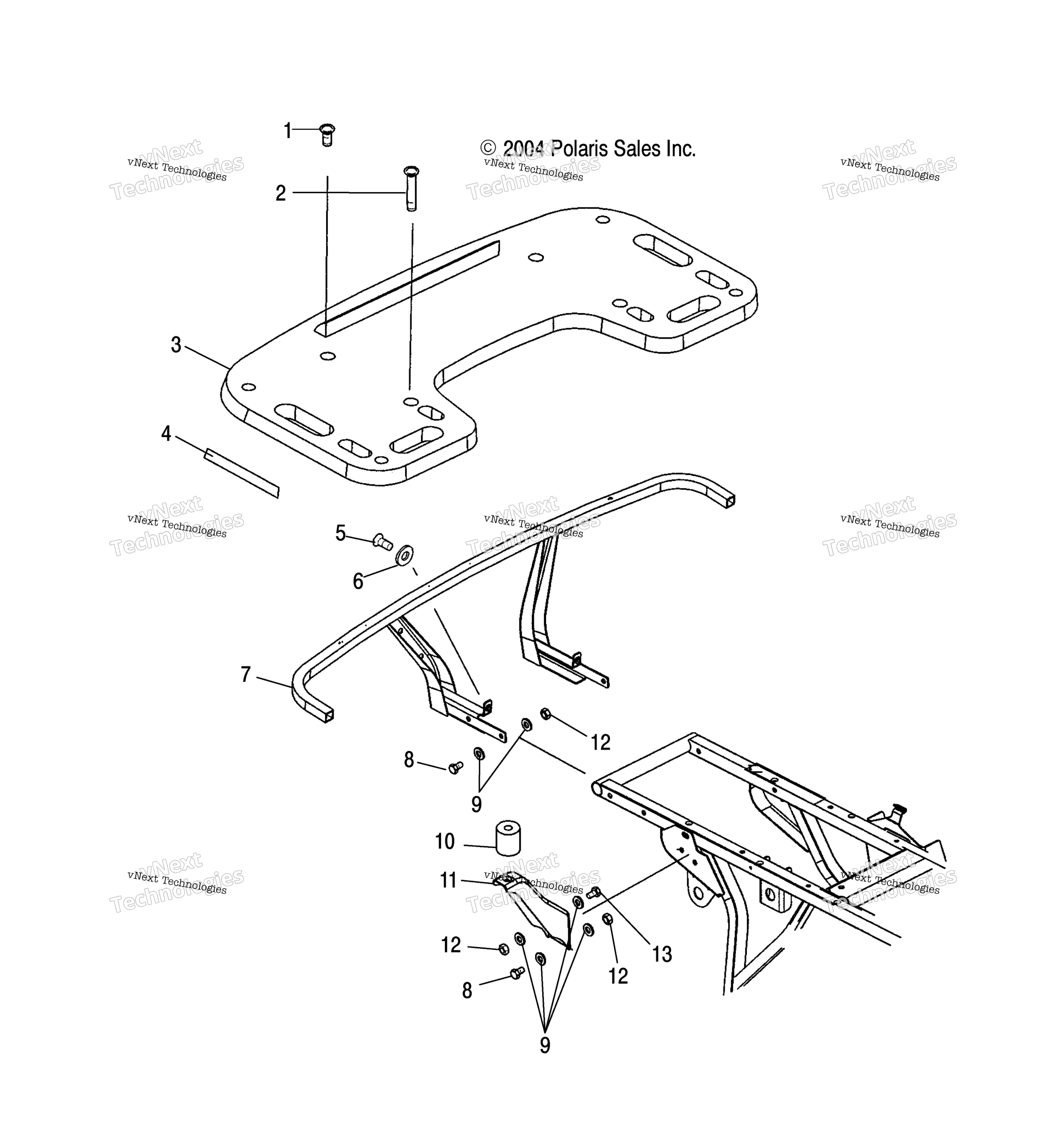 Задняя часть Rack Mounting /Ab/Ac