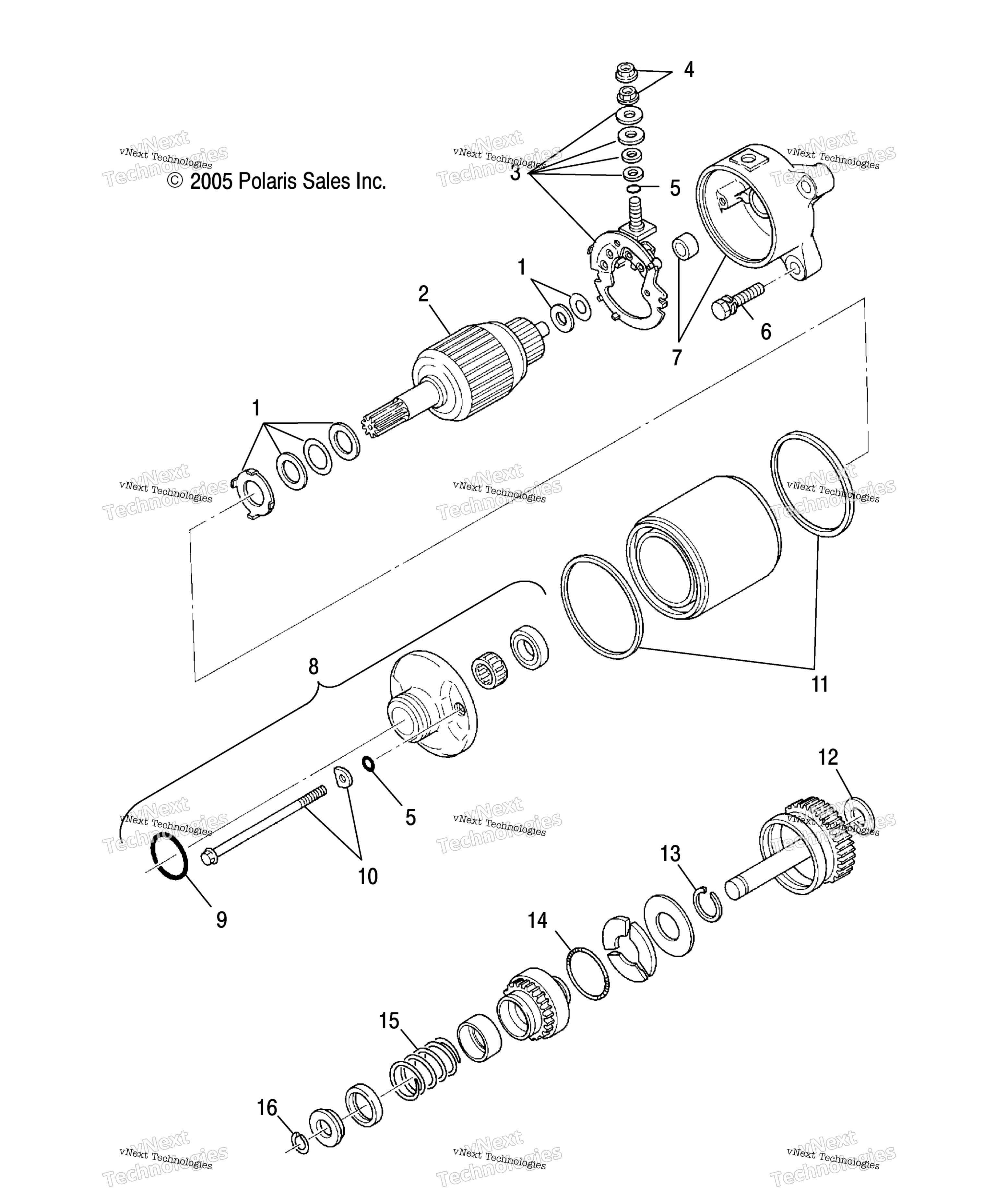 Пусковая система Motor /Ab/Ac