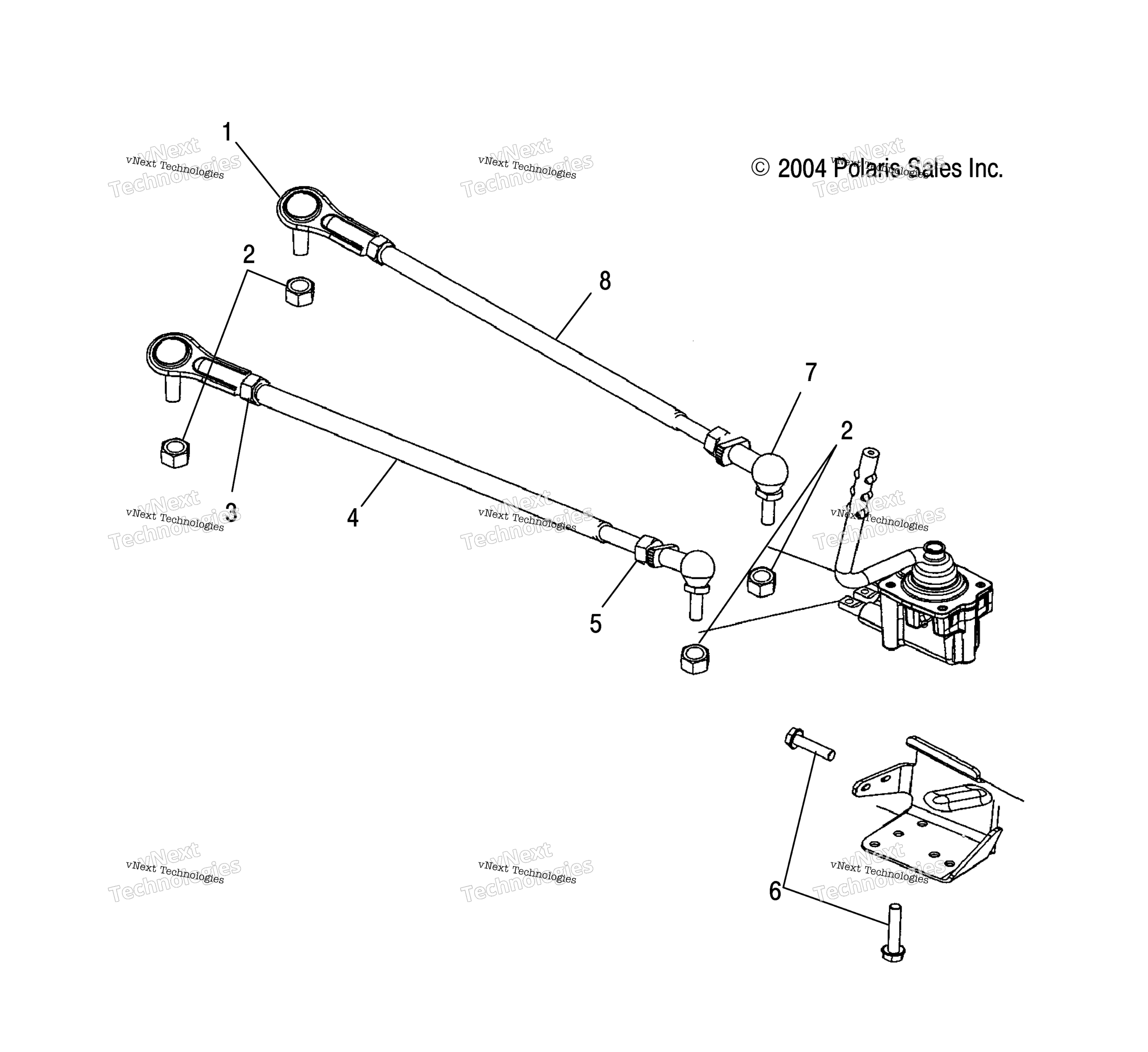 Картер редуктора Selector Mounting