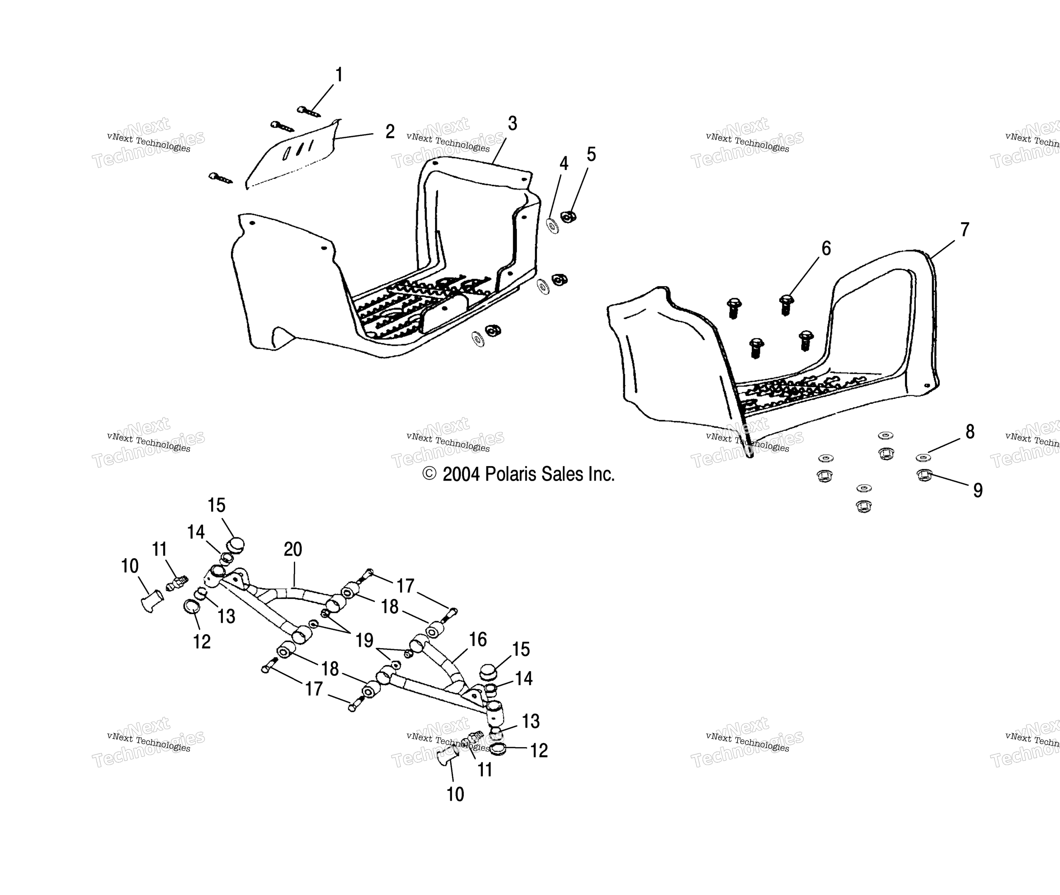 Swing Arm / Footrest / Cb / Cc