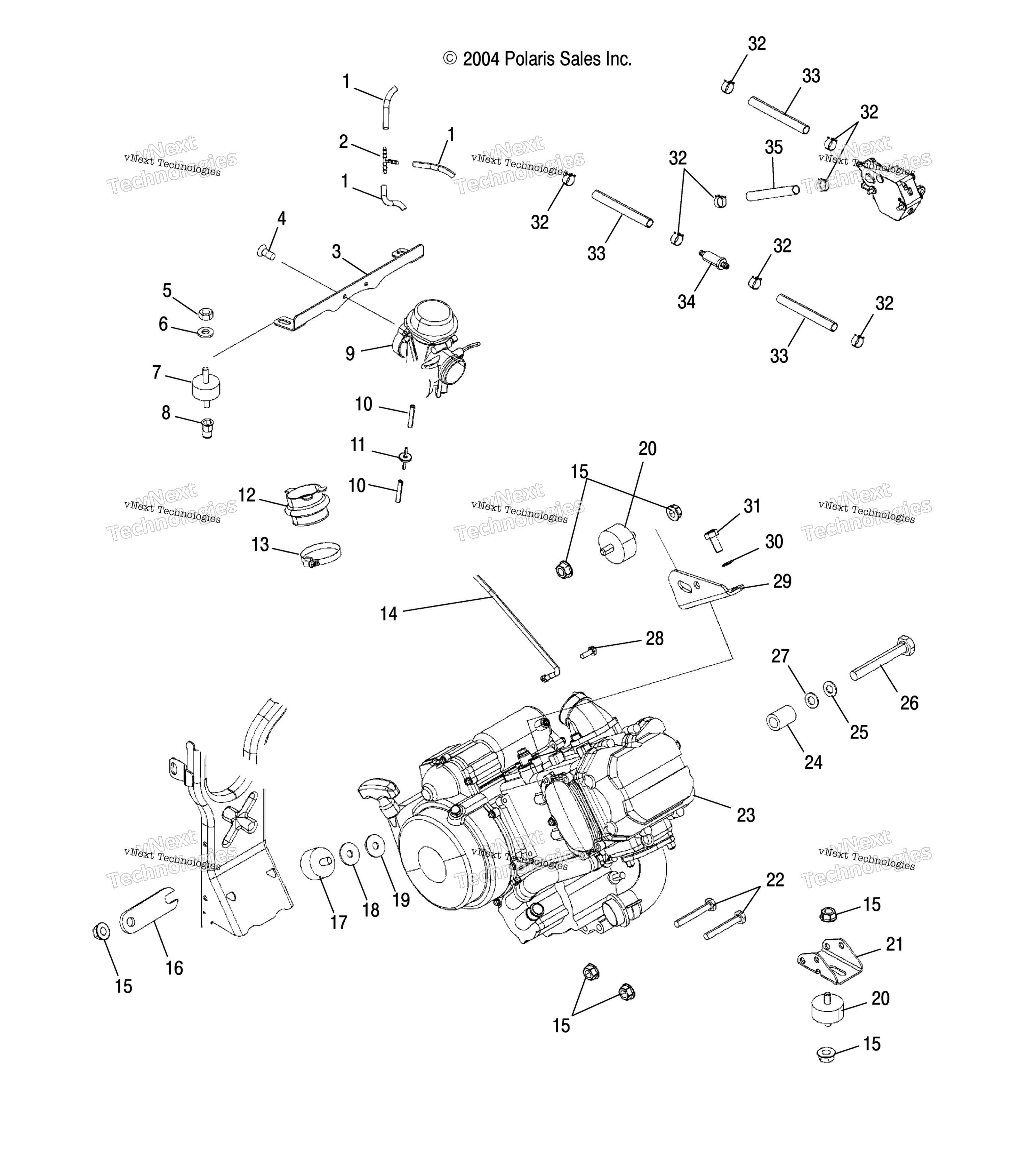 Двигатель Mounting /Ag/Ah