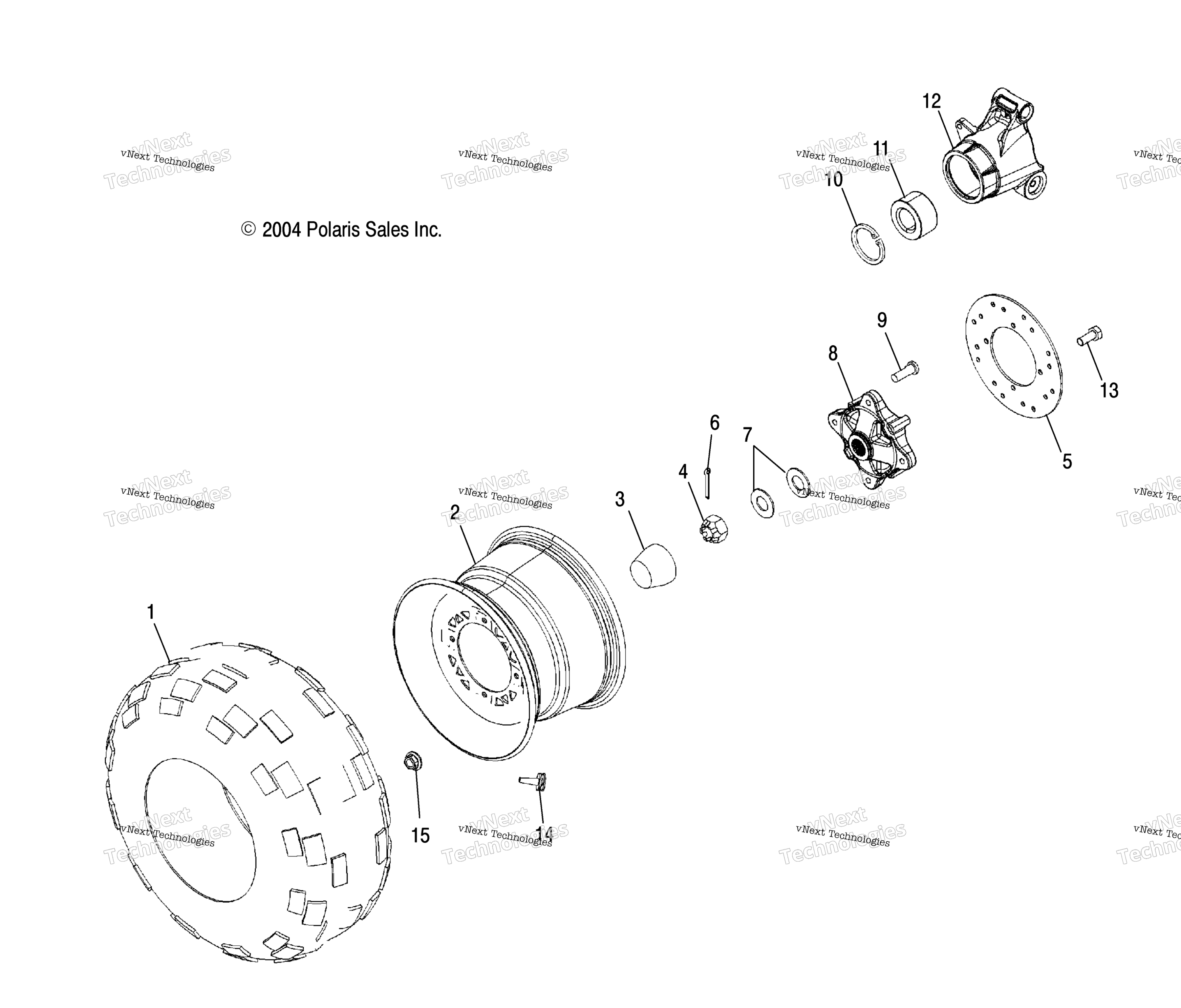 Задняя часть Wheel Drive /Ac/Ag/Ah/Al/At/Fb