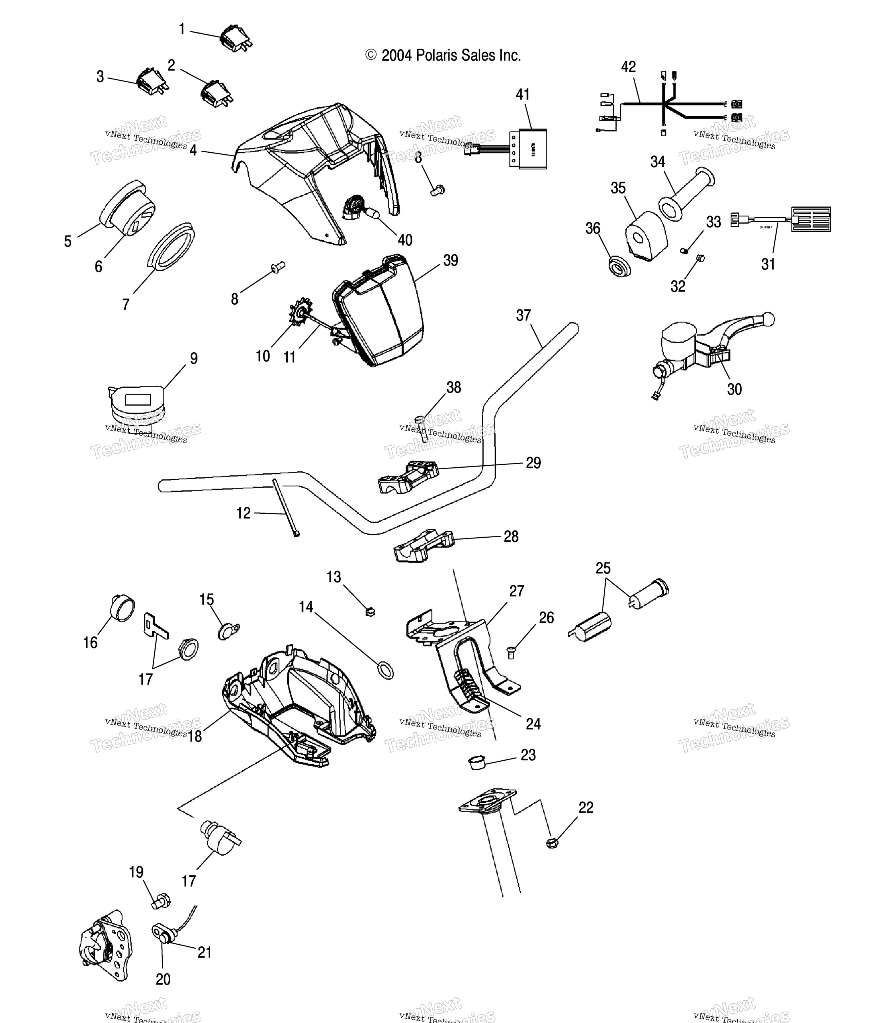 Руль & Headlight Pod A05mh76ac/At/Au/Aw