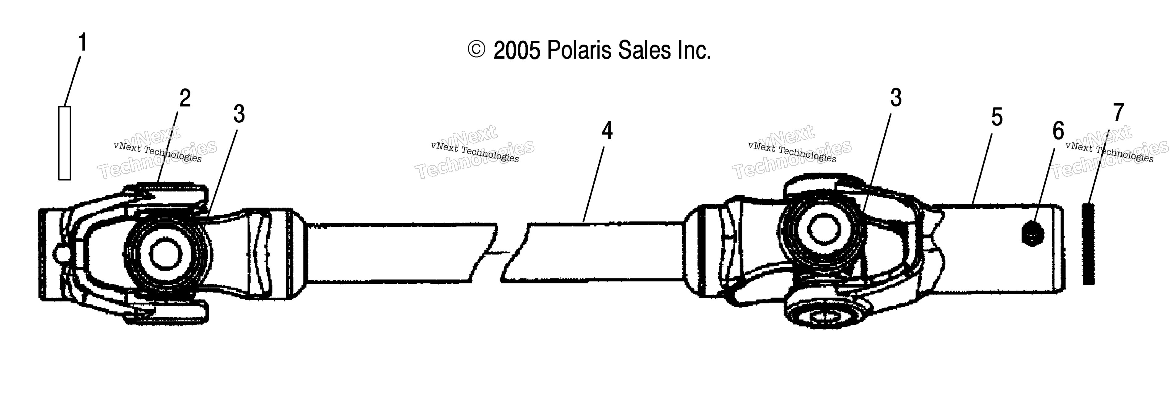 Prop Shaft, передний A05mh76ac / At / Au / Aw
