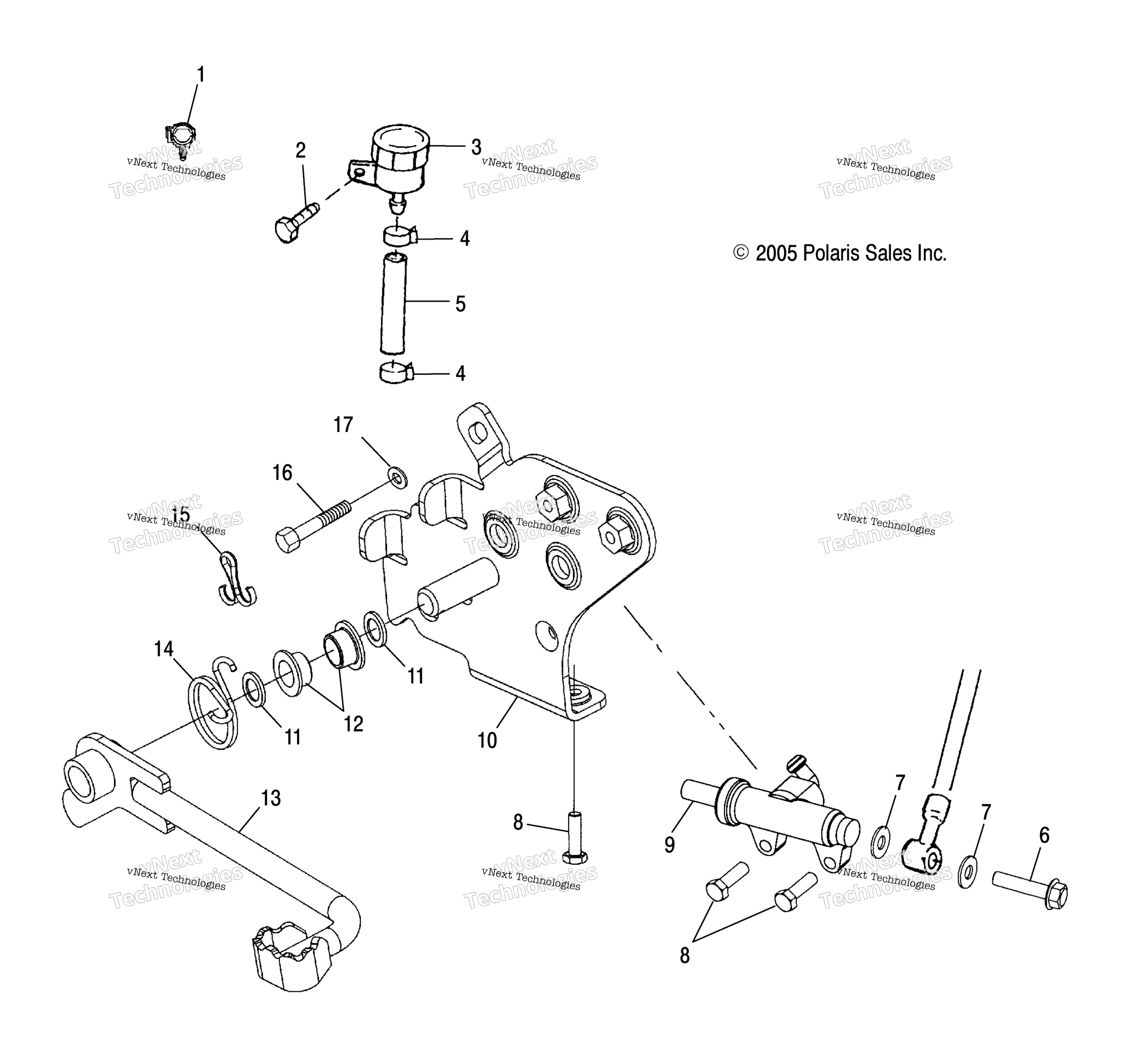 Тормоз Master Cylinder, Rear /Ab