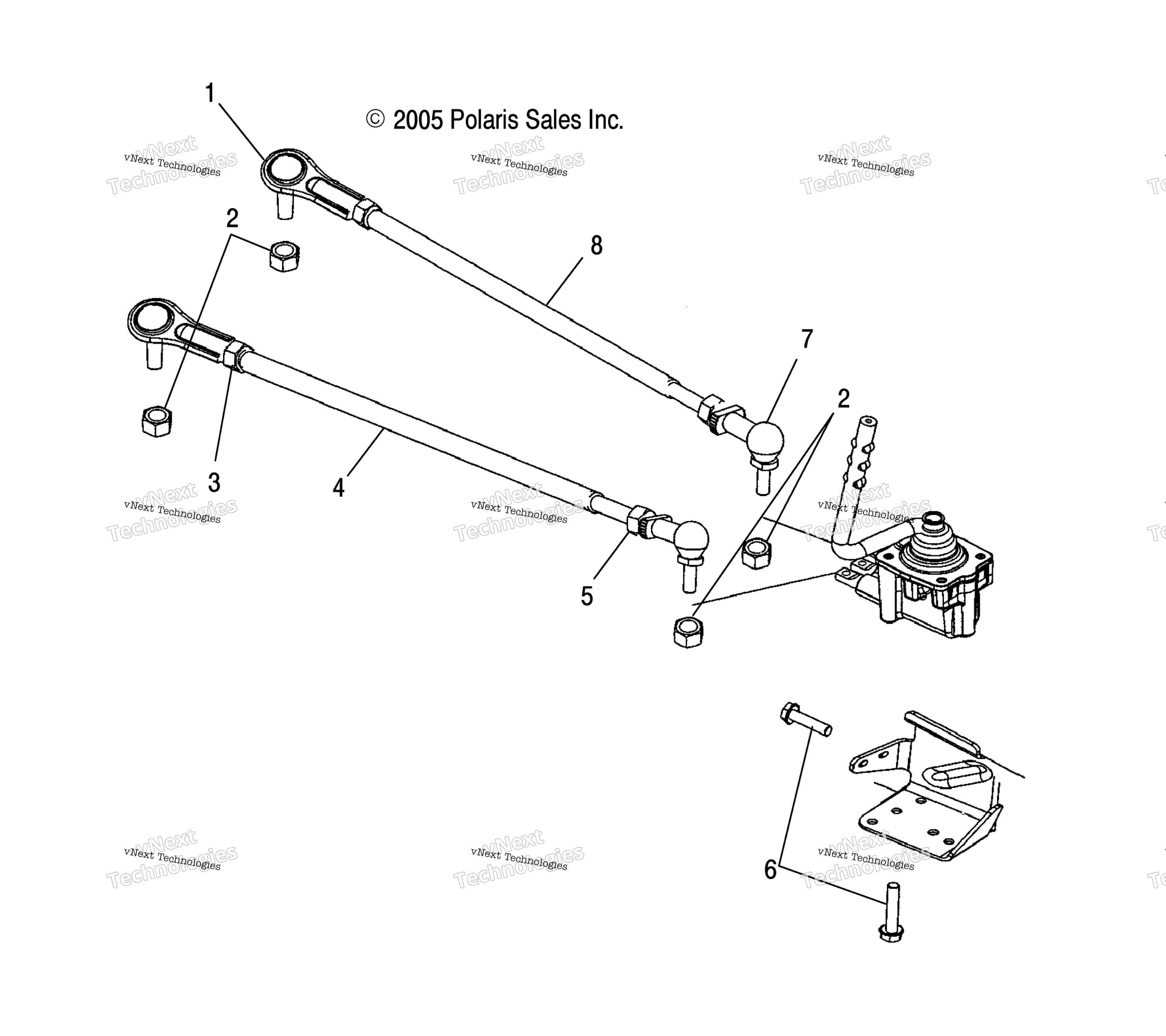 Картер редуктора Selector Mounting