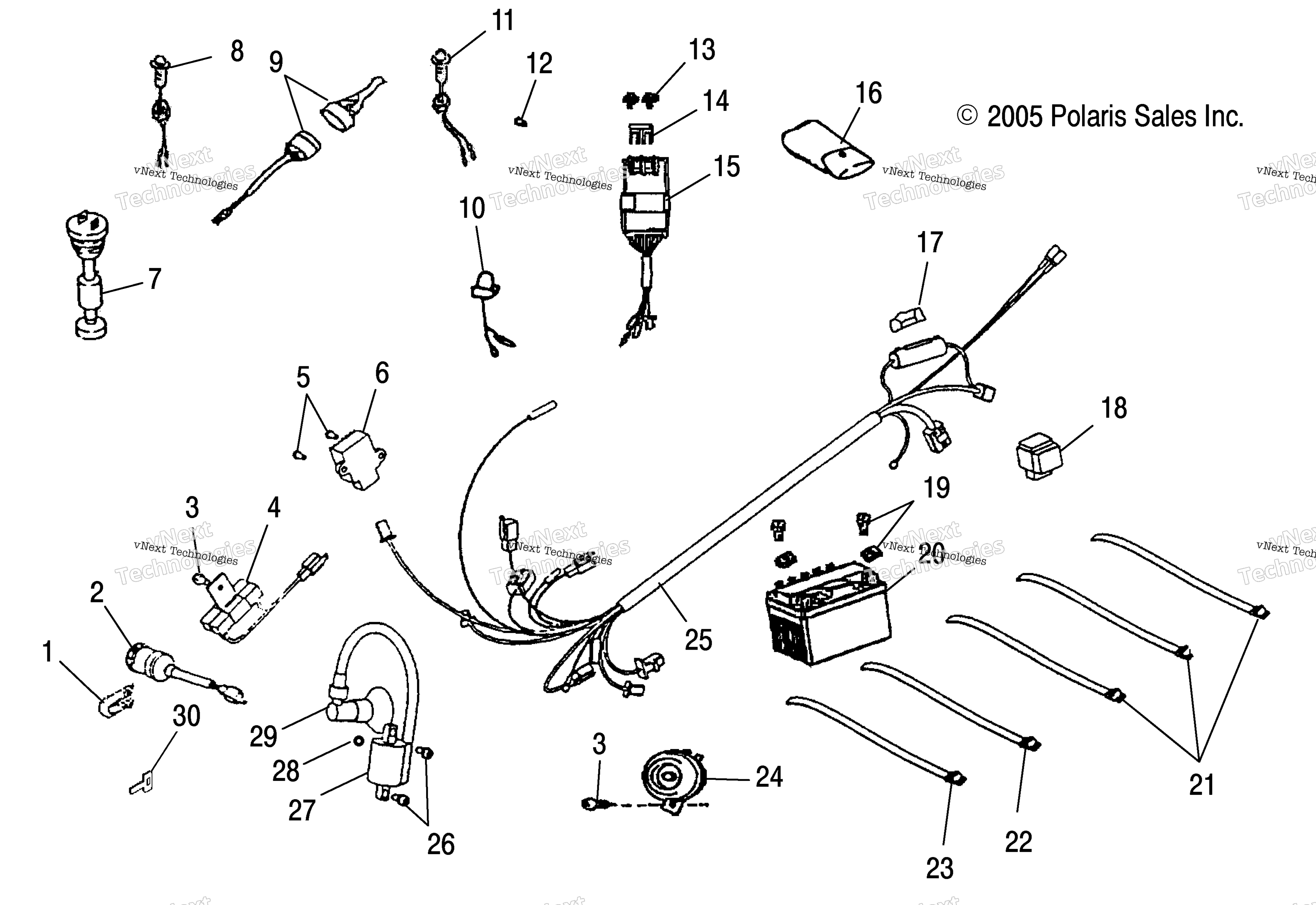Электрооборудование Parts /Cb/Cc