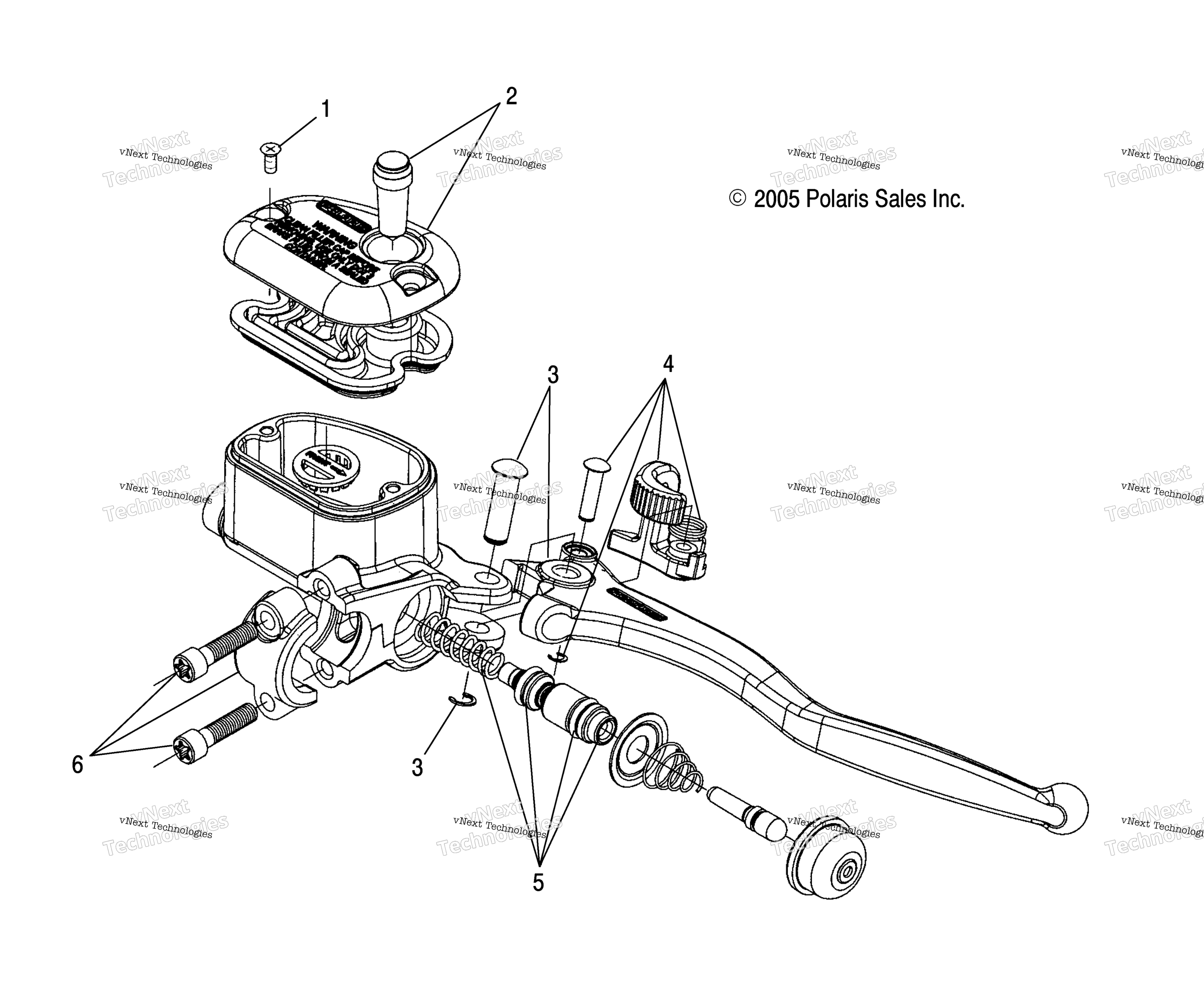 Master Cylinder, передний тормоз / Ab / Ac