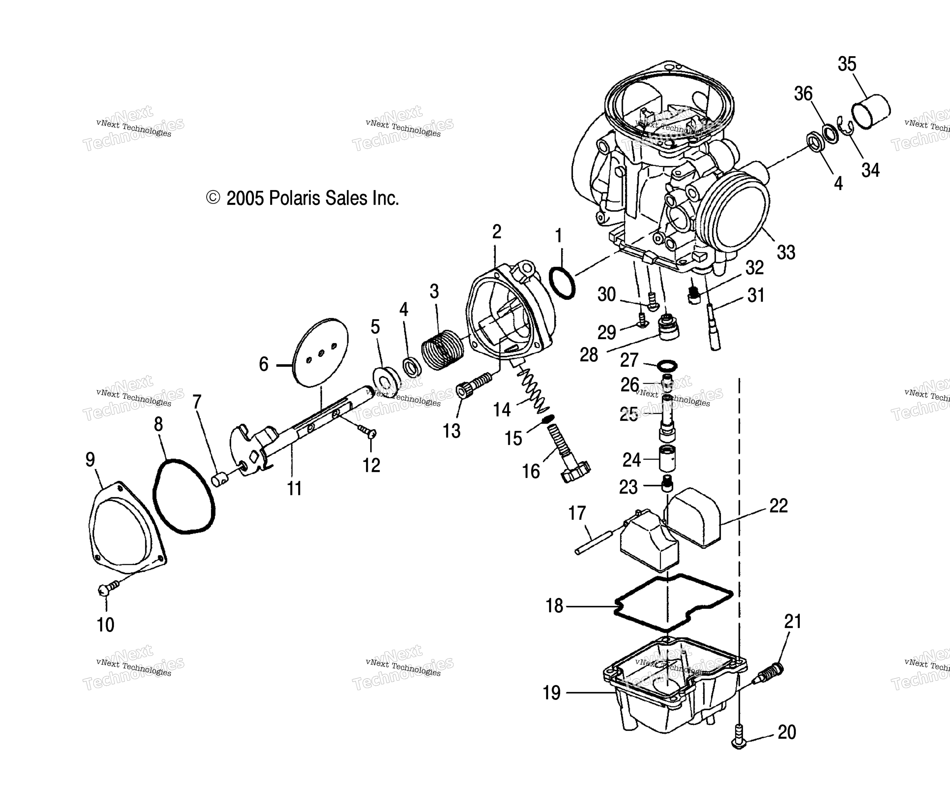 Carburetor, нижний