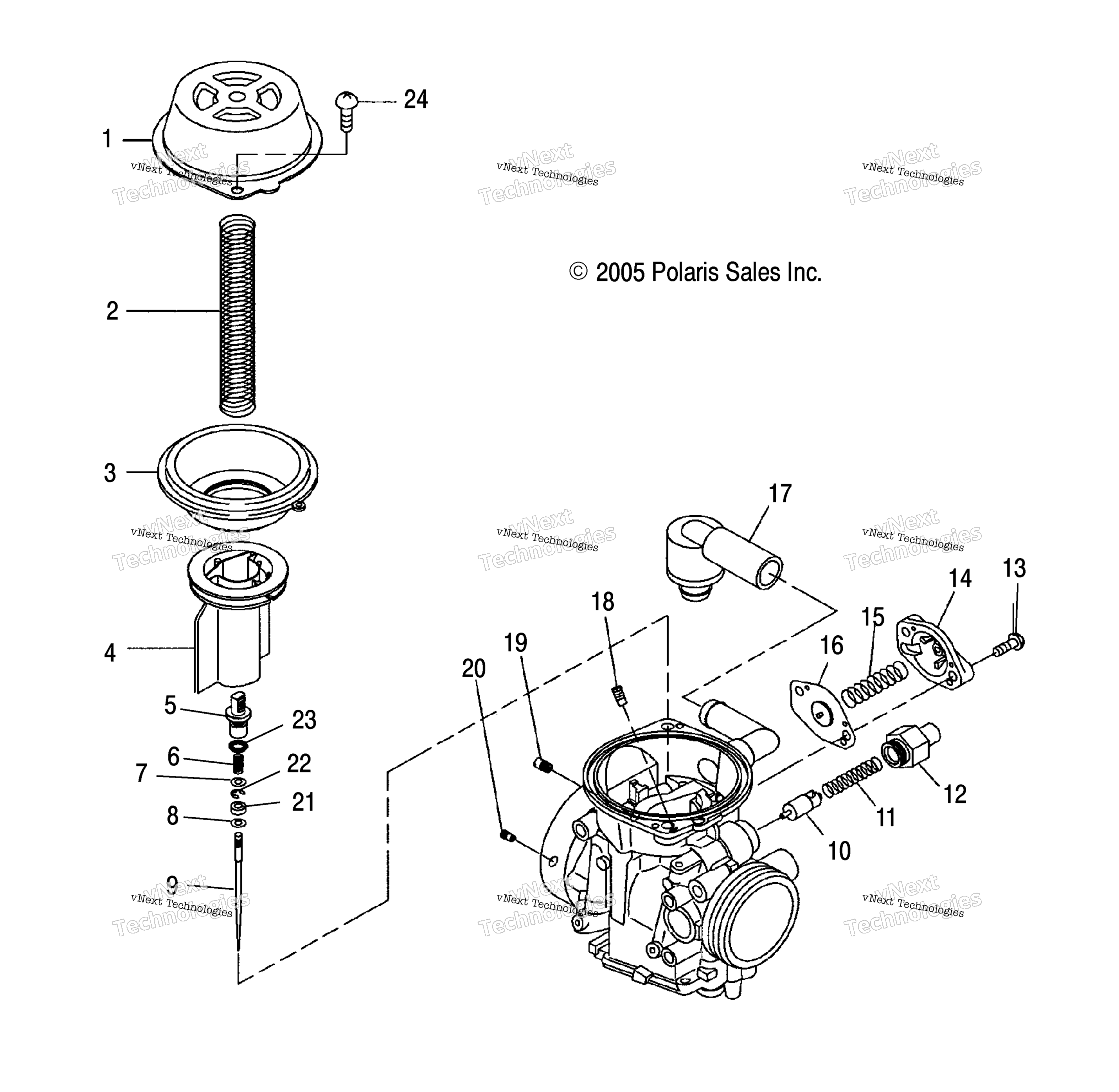 Carburetor, верхний