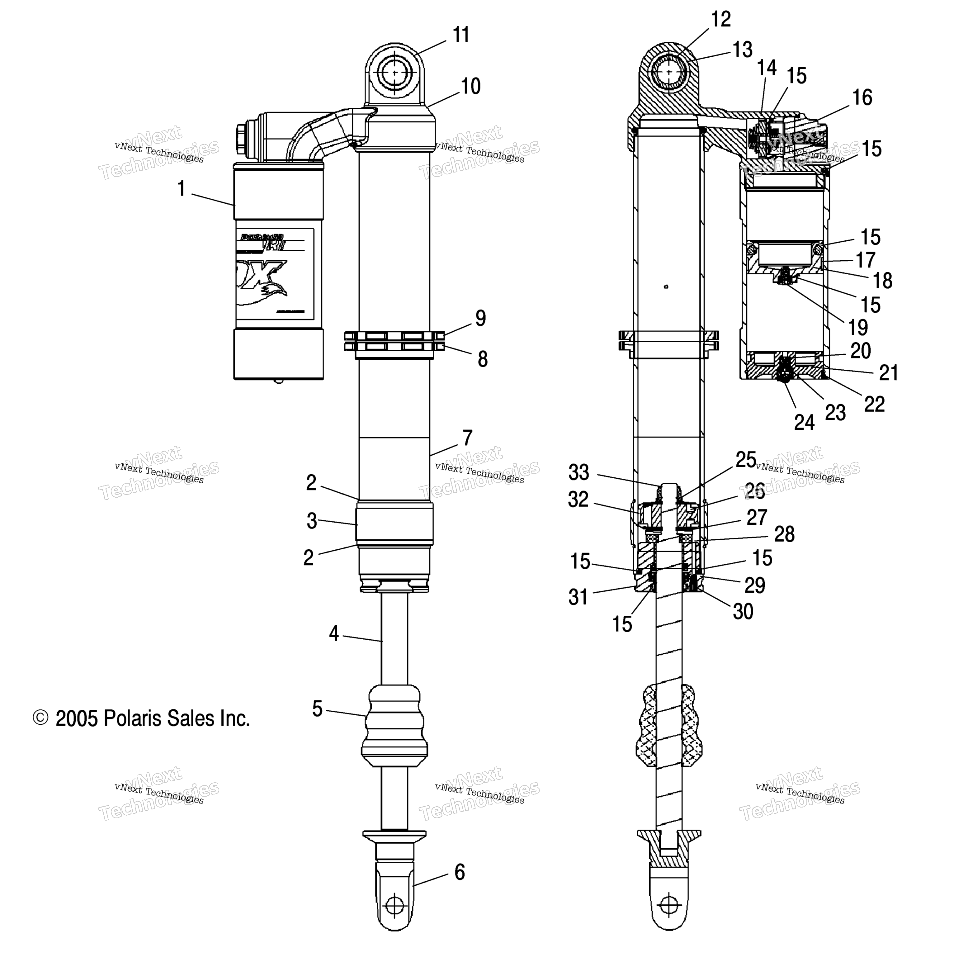 Shock, задний A06gp50ab