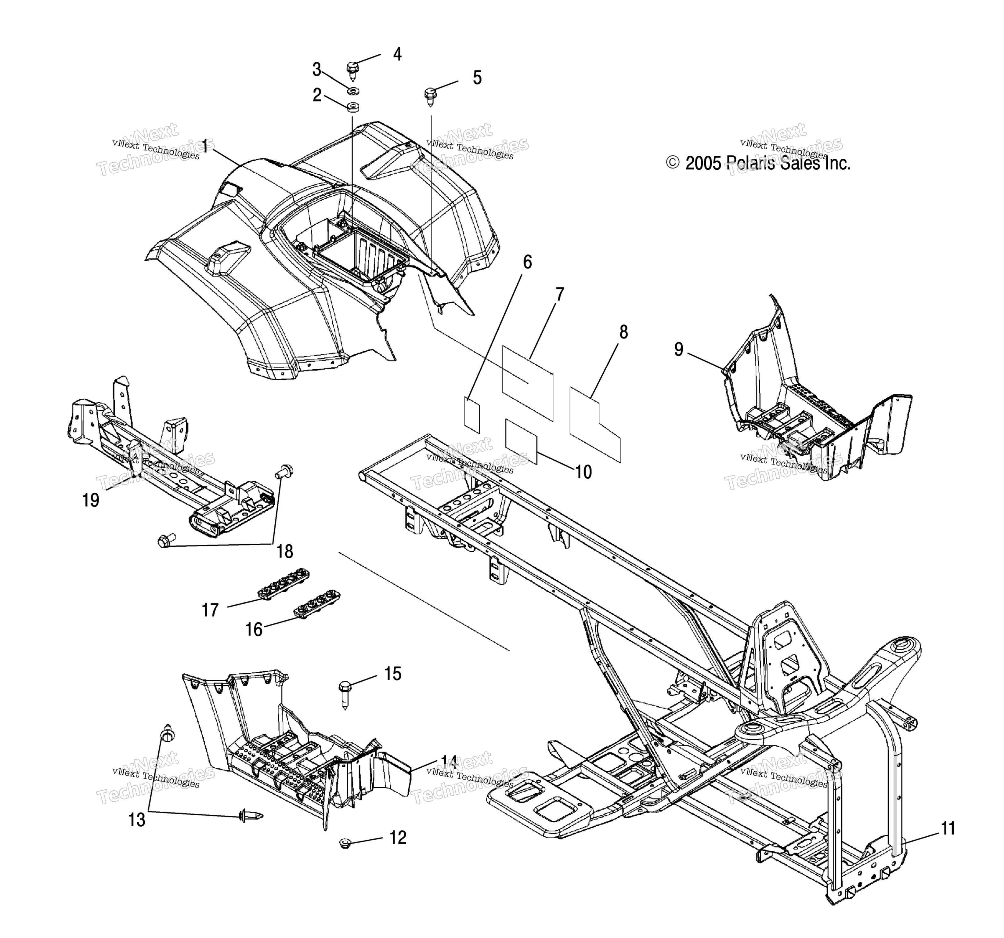 Cab, Rear, Frame, & Footwells / Ld27fb