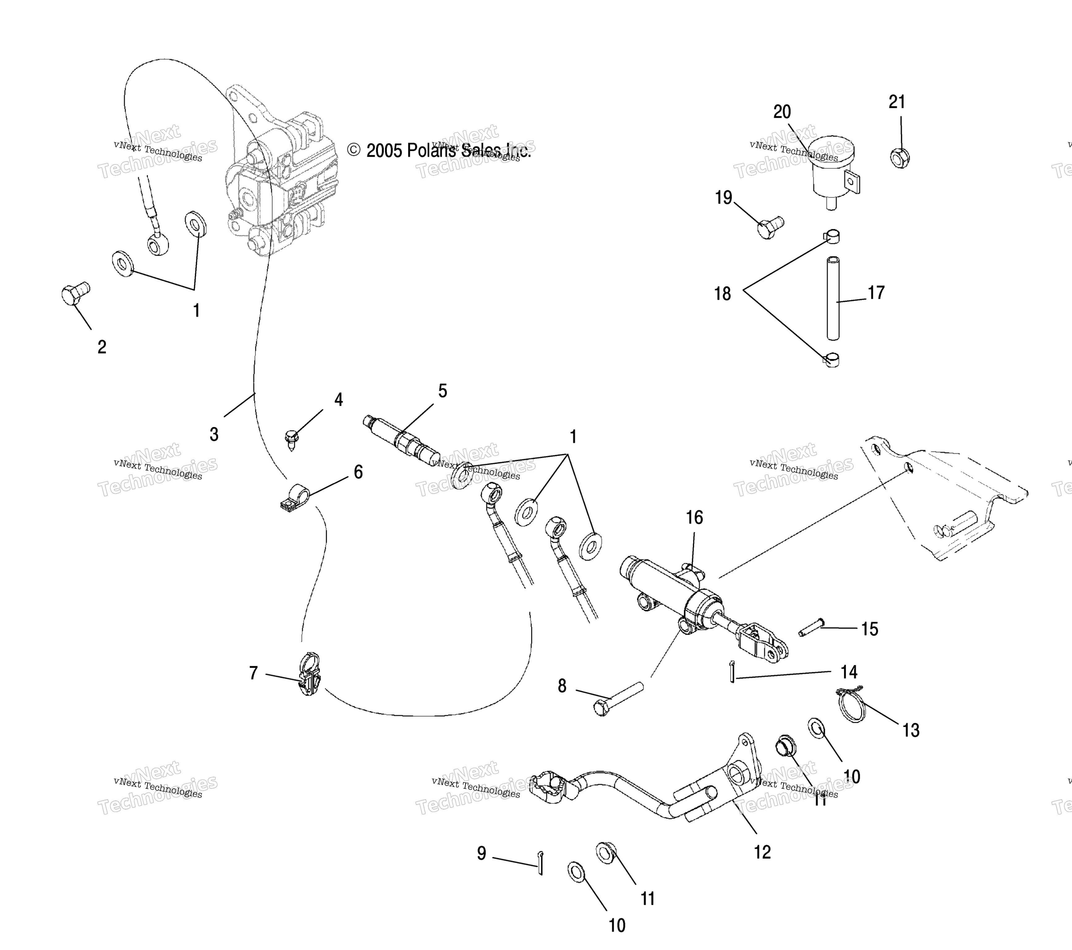 Master Cylinder, Foot / Ld27fb