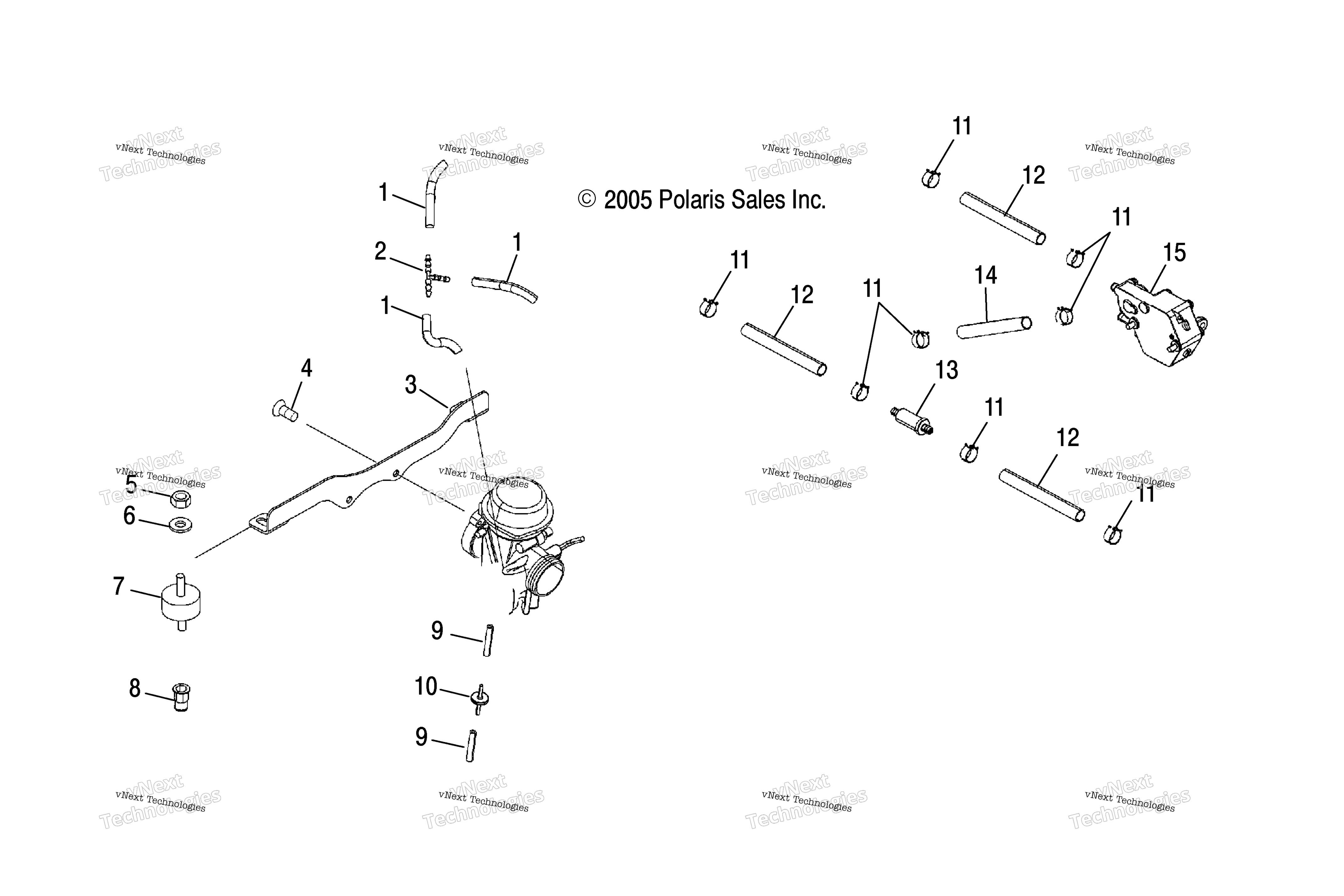 Карбюратор Mounting & Fuel Pump/Lines A06mh46 All Options