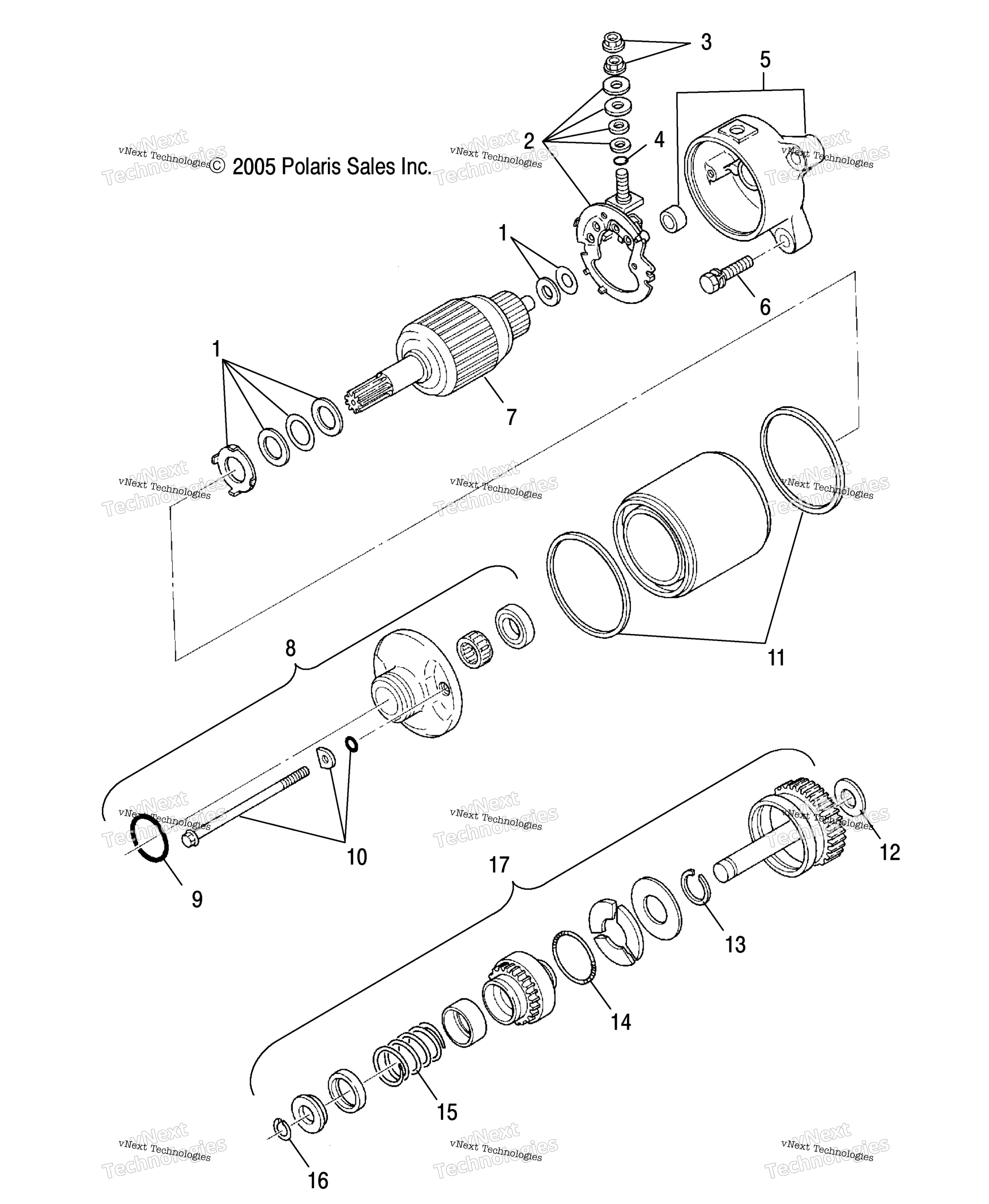 Пусковая система Motor A06mh46 All Options
