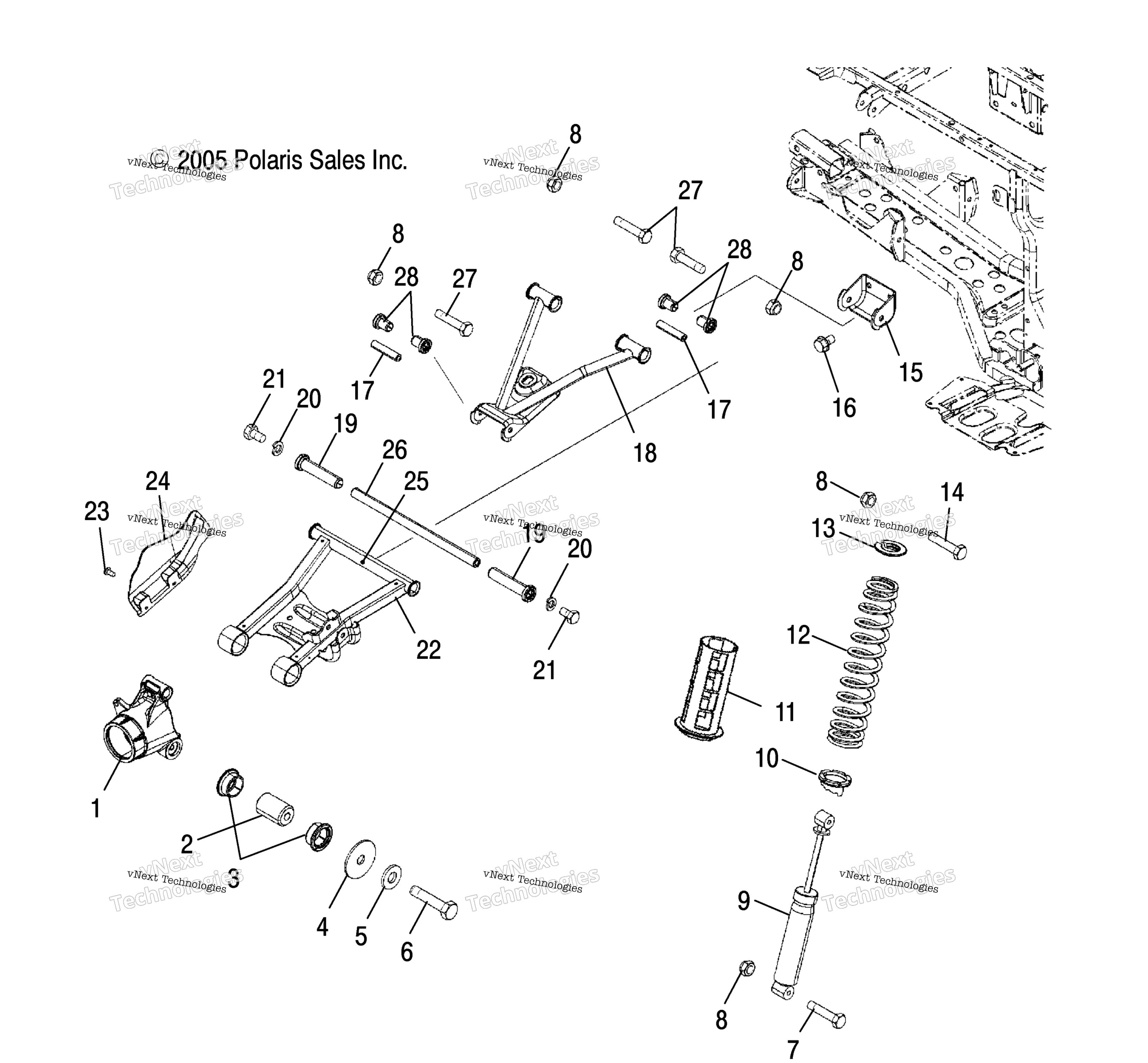 Подвеска, задняя A06mh46 All Options