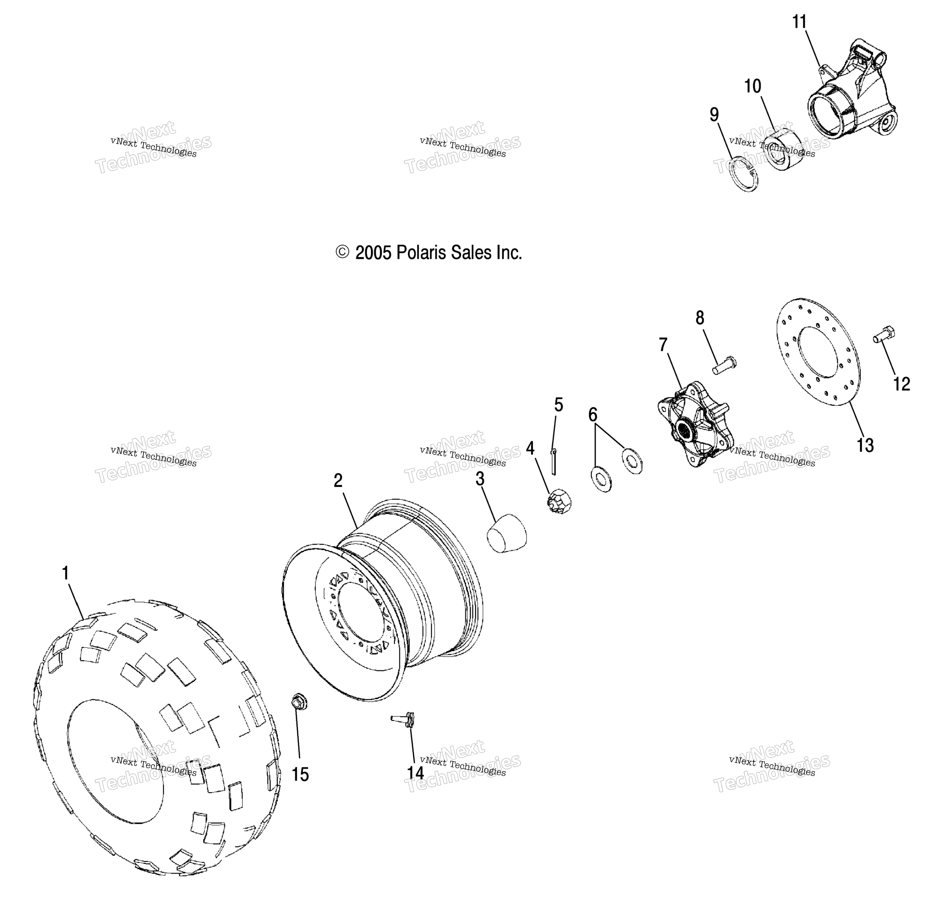 Колесо Drive, Rear A06mh46 All Options
