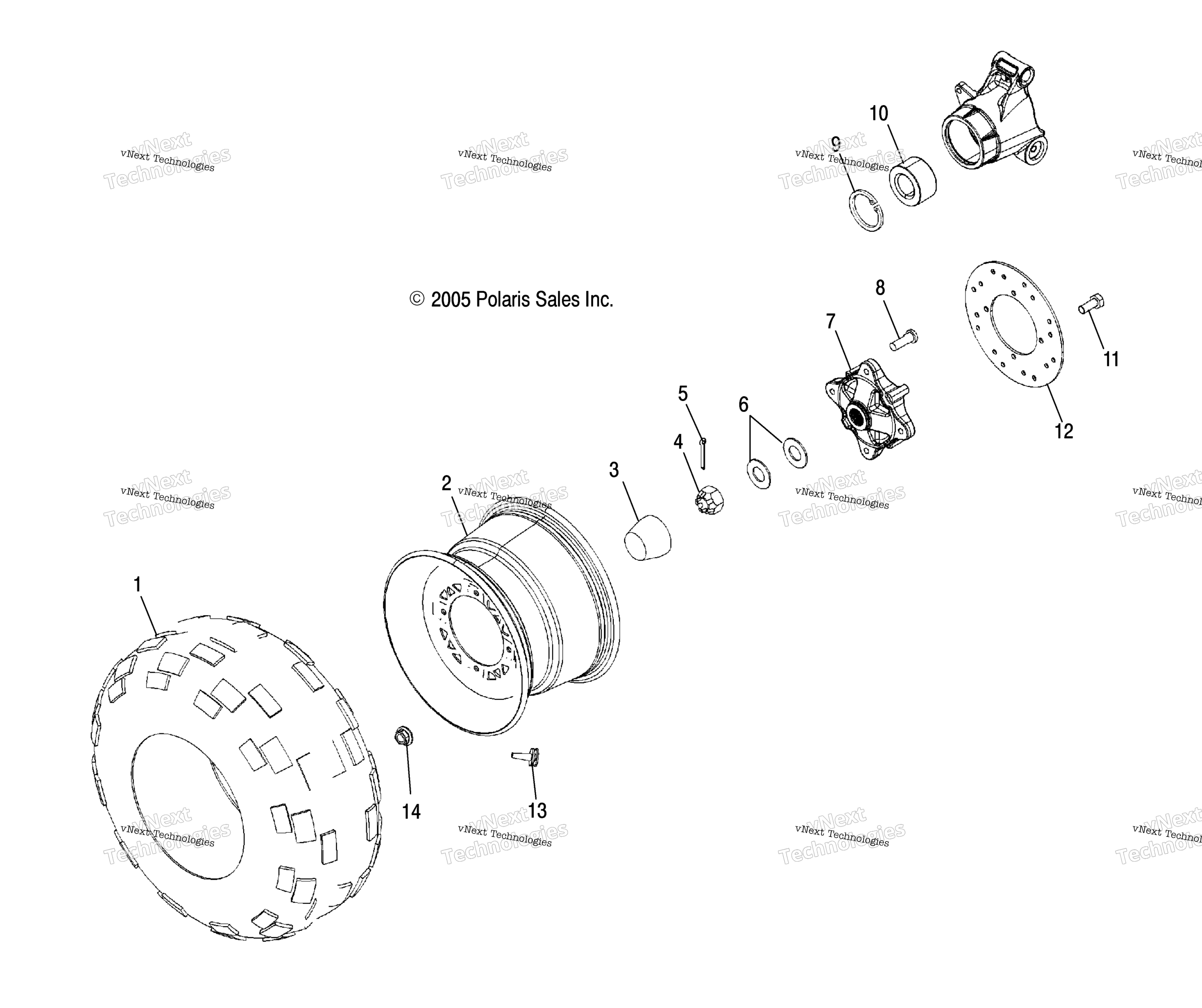 Колесо Drive, Rear /Ab/Ad/Af