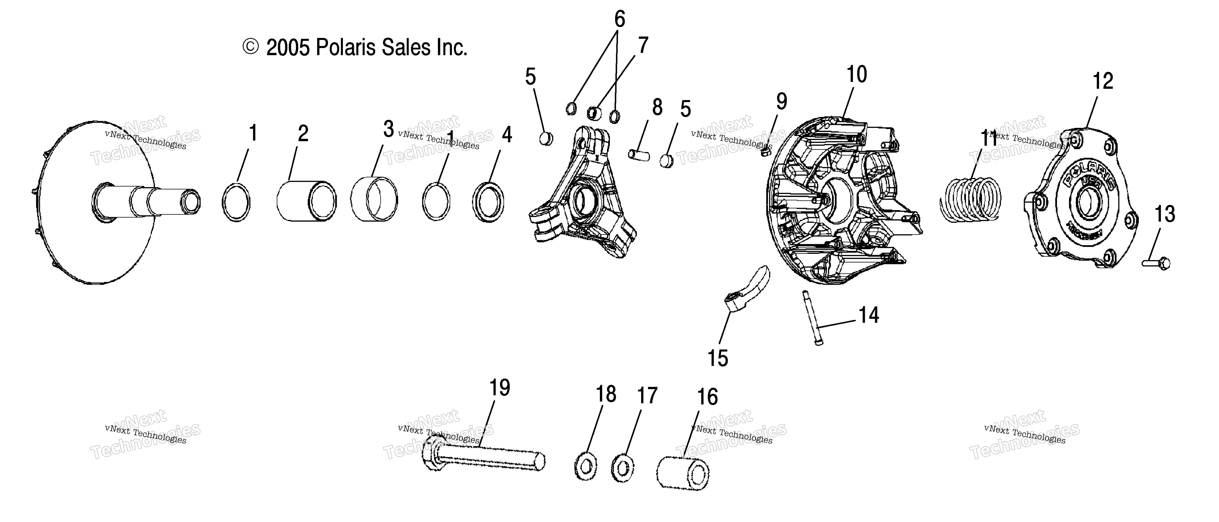Привод Clutch & Mounting /Ax/Ay/Az/Al/At