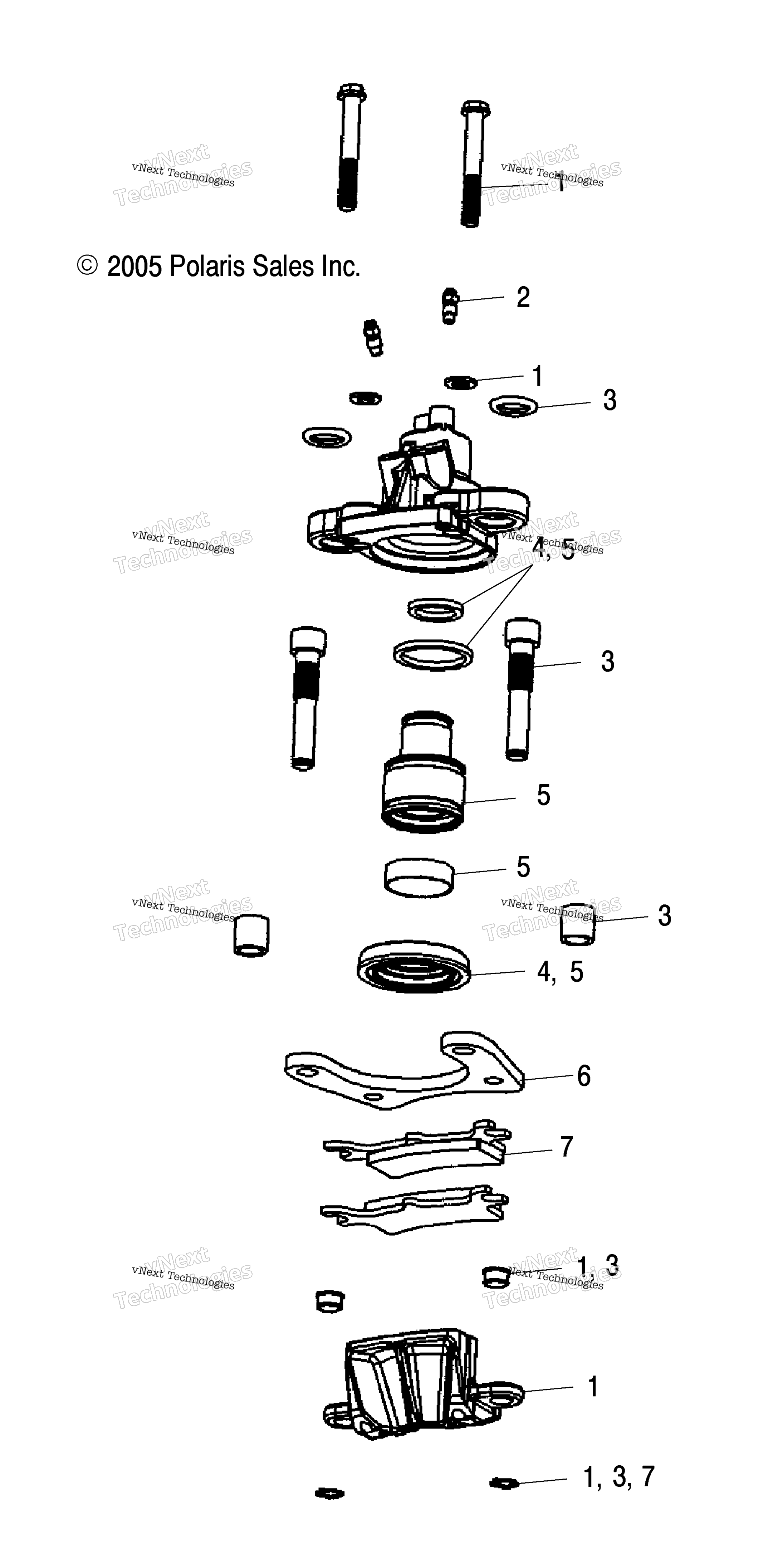 Caliper, задний