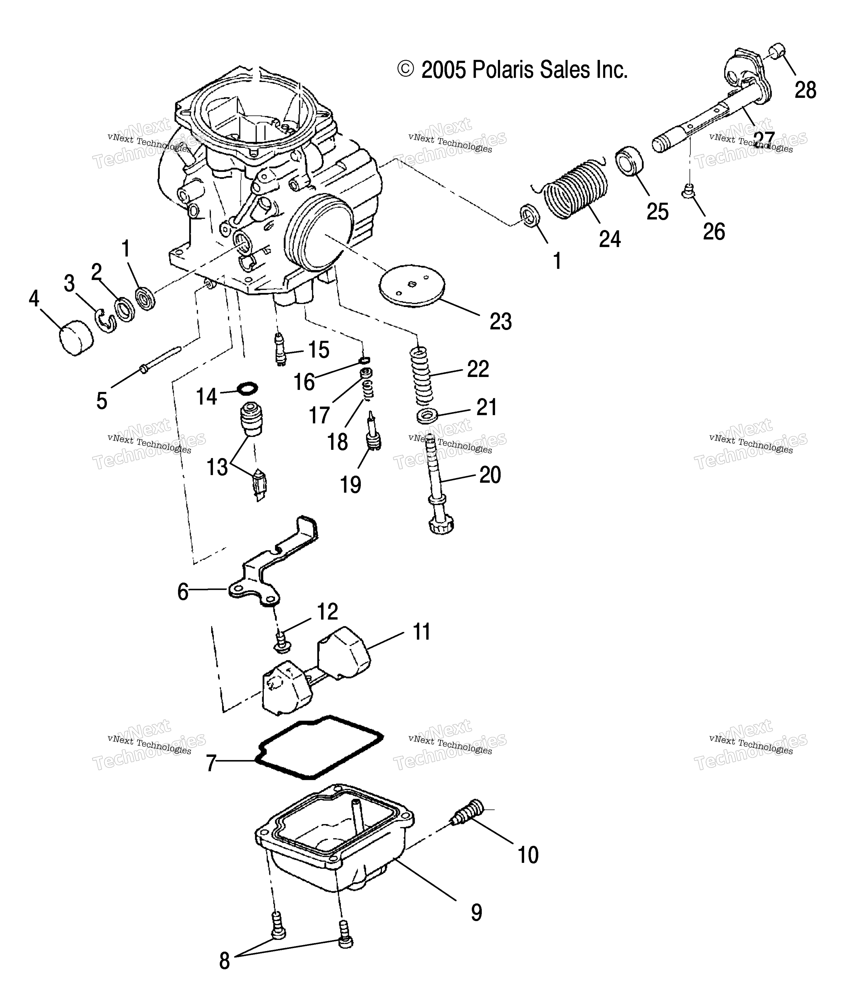 Carburetor, Lower / Ad / Af