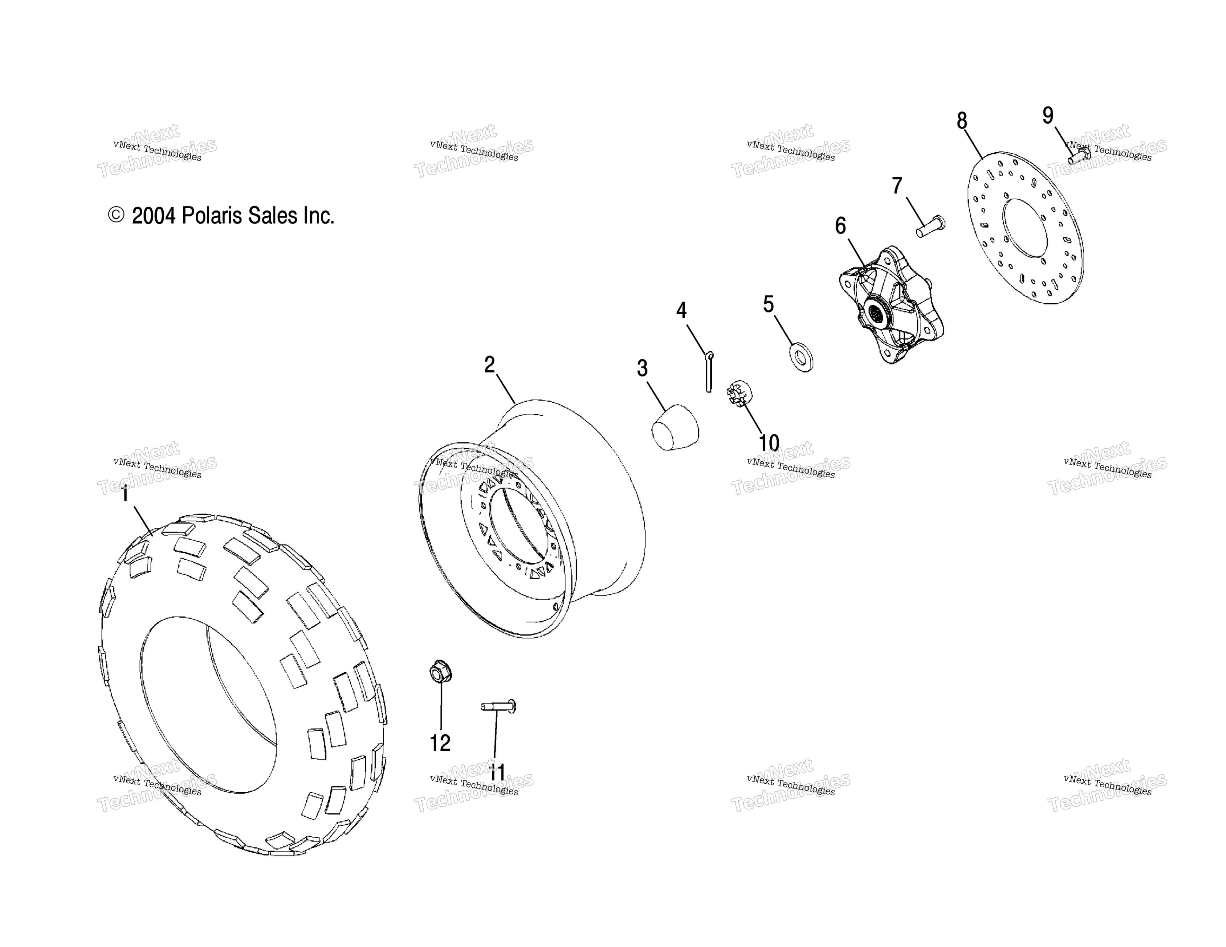 Wheel, передний A06mh76aq / At / Ax