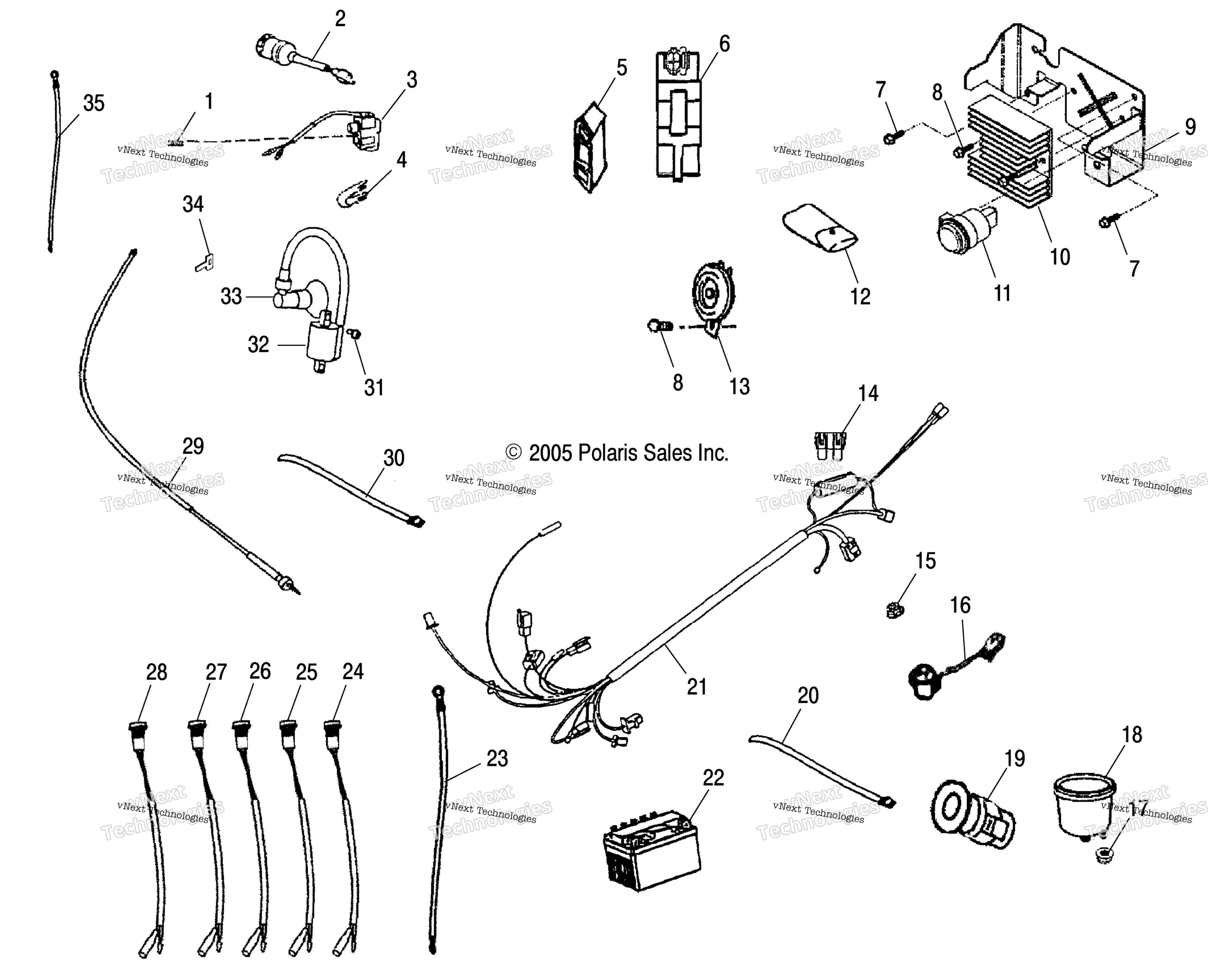 Электрооборудование Parts /Eb