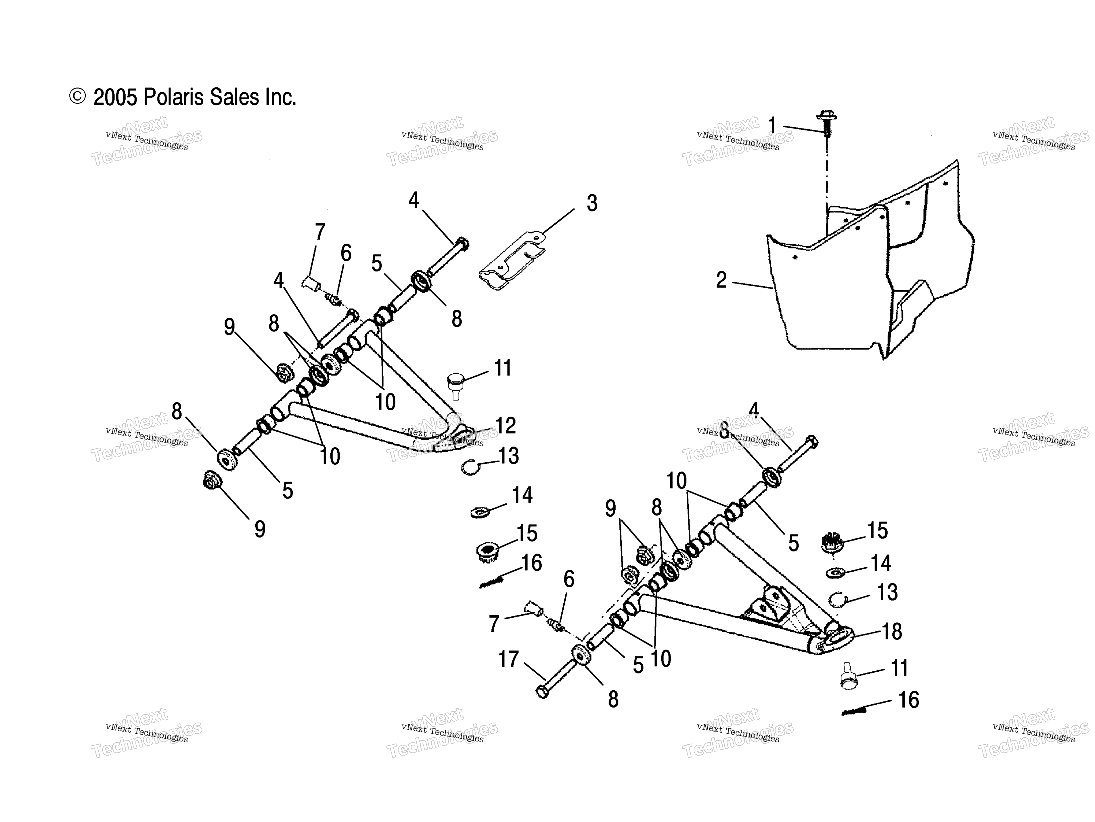 Управление Arm & Footrest /Vb