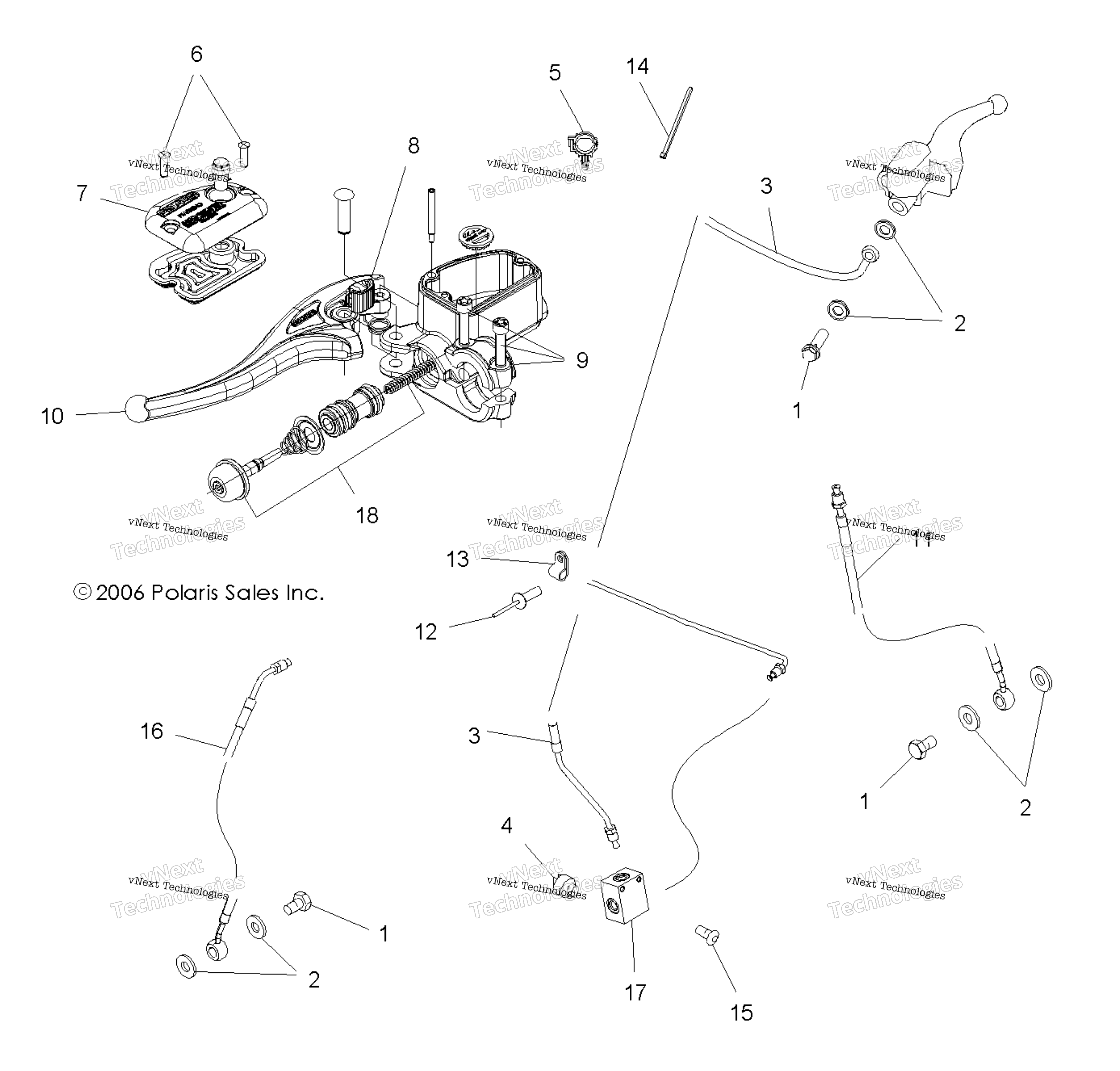 Brake, Hand / Master Cylinder\Brake Line