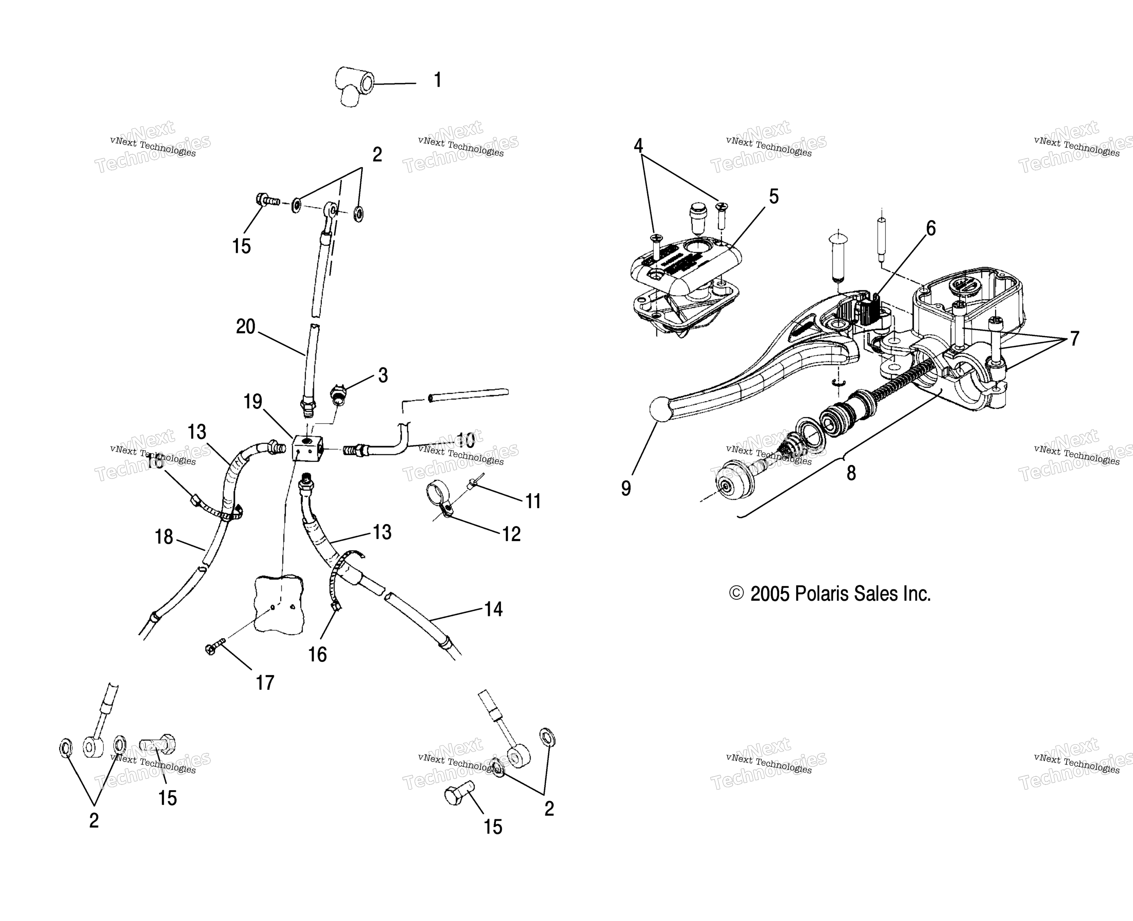 Brake, Hand / тормоз Line