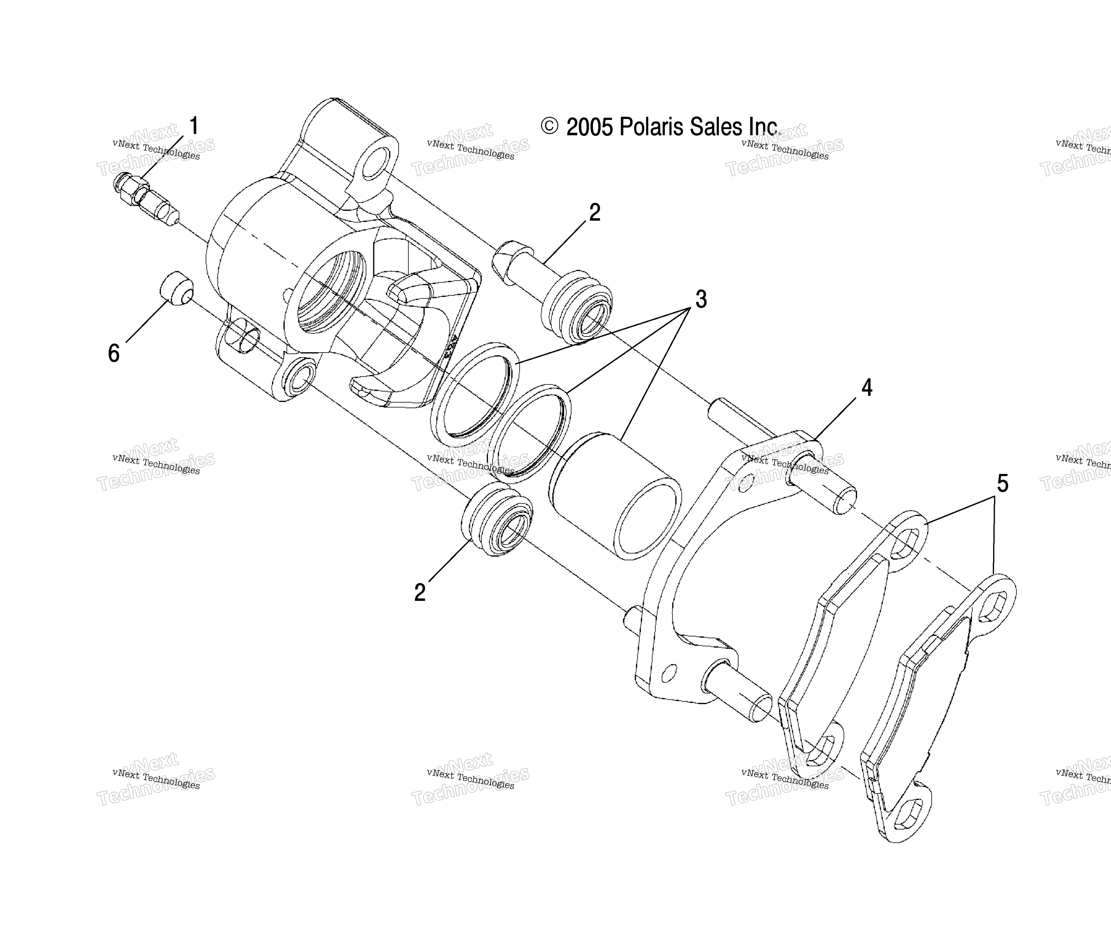 Caliper, передний