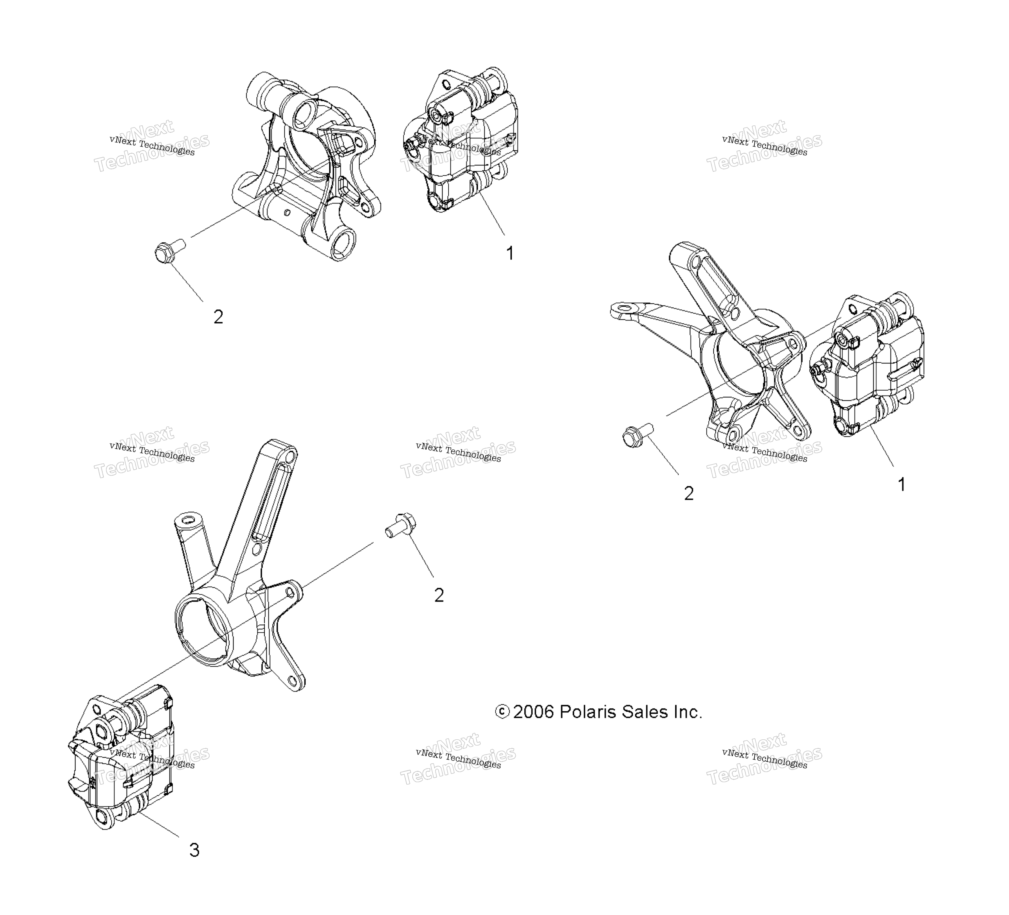 Тормоз Caliper Mounting