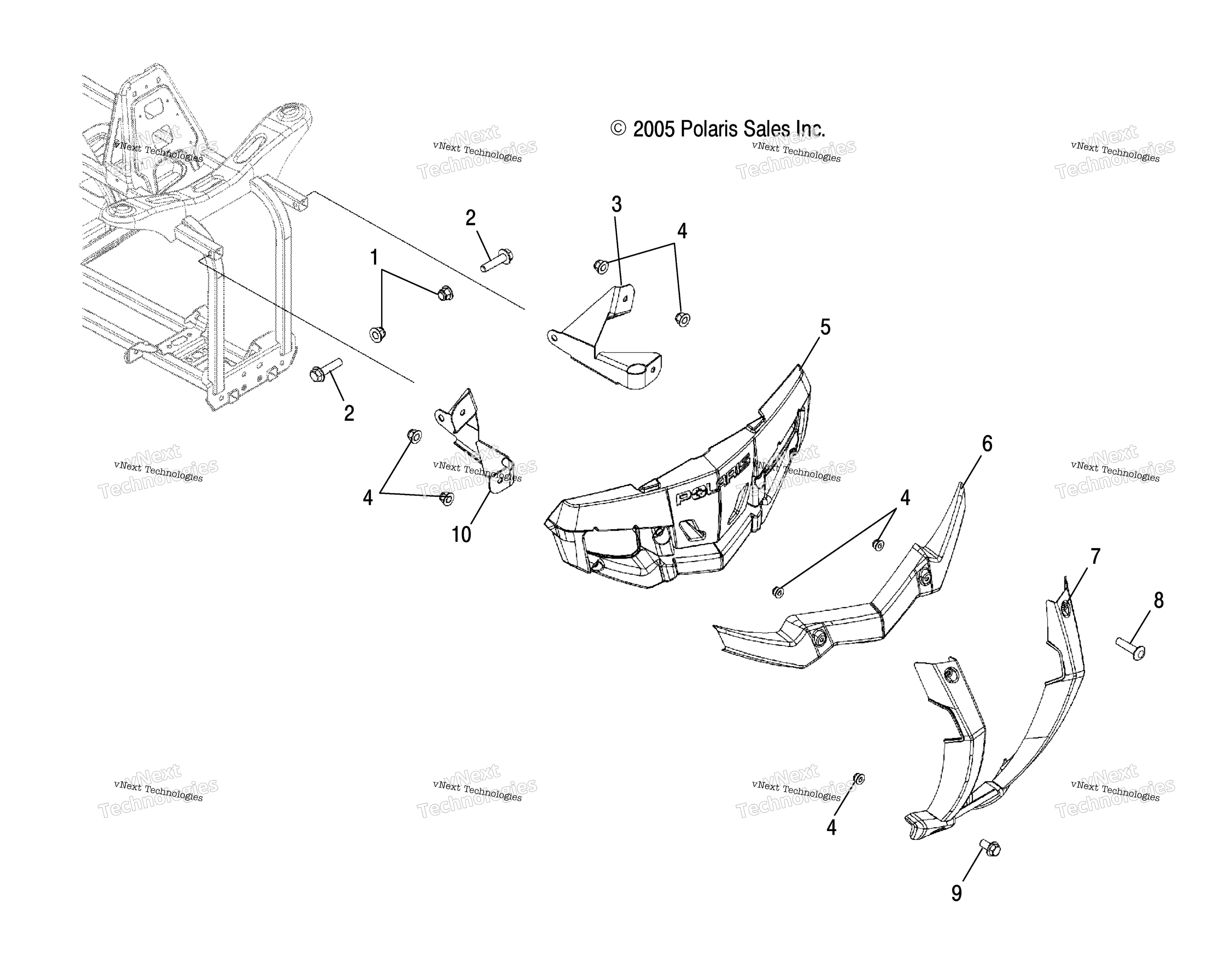 Bumper, передний