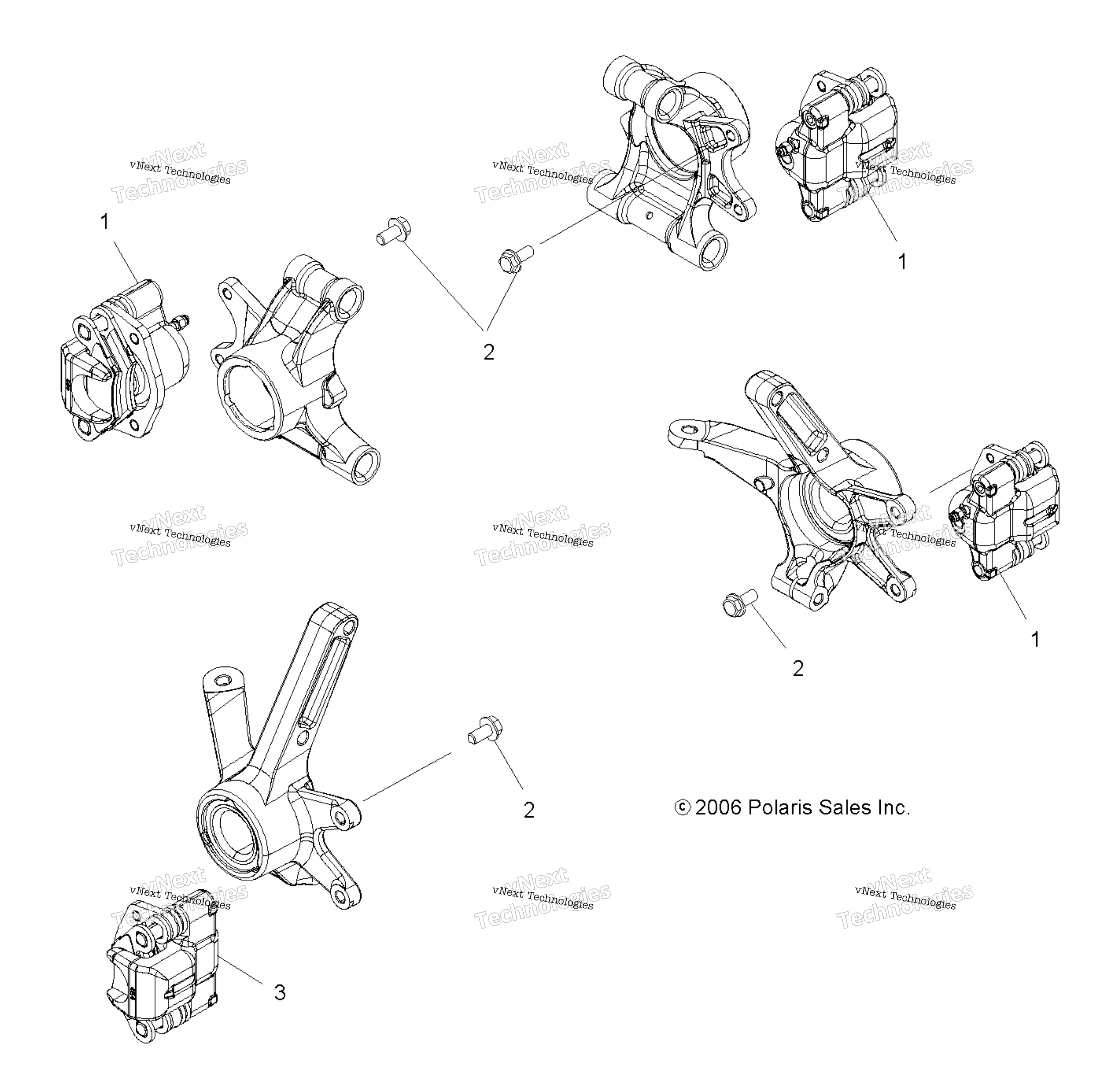 Тормоз Caliper Mounting