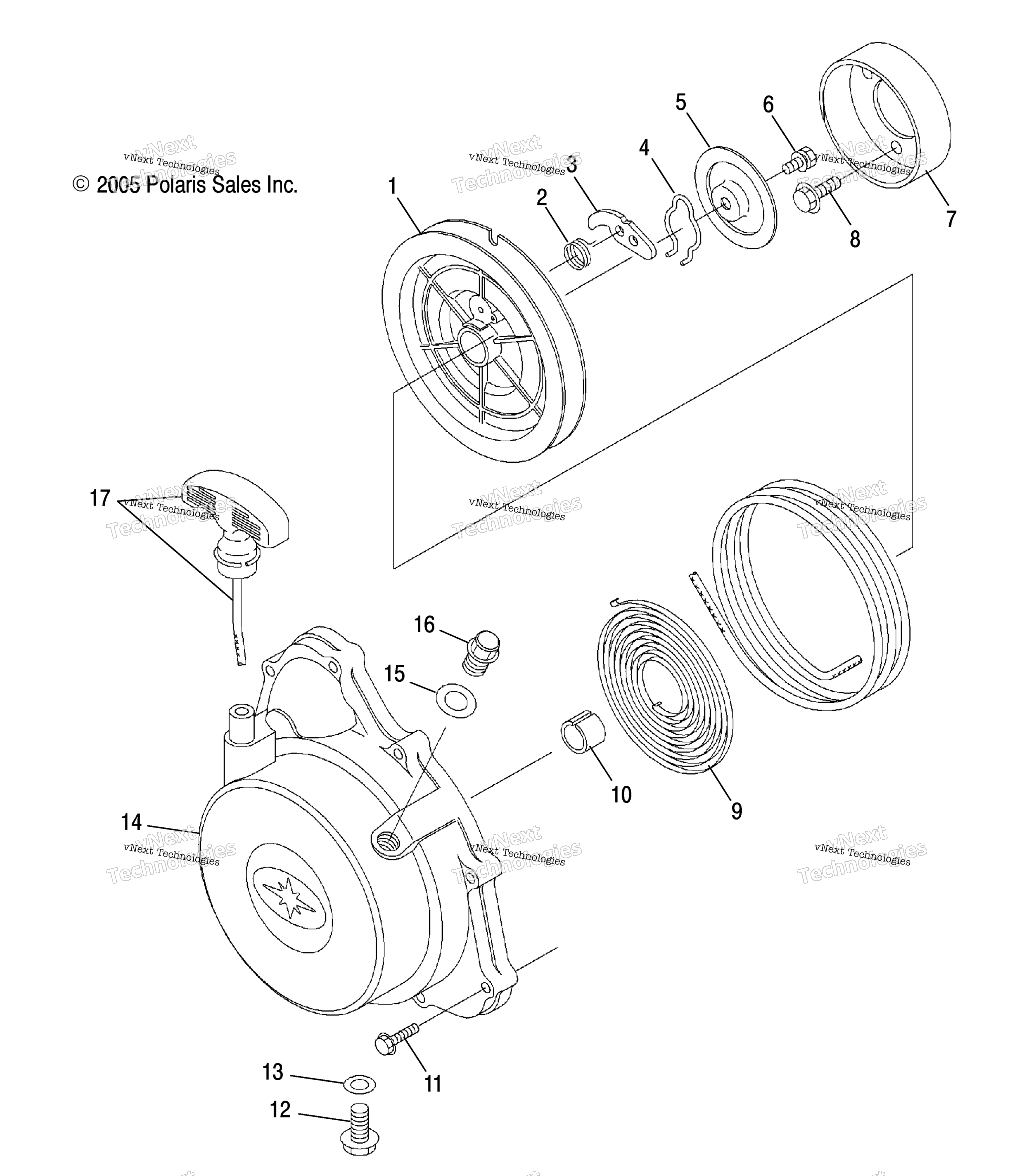 Engine, Recoil стартер