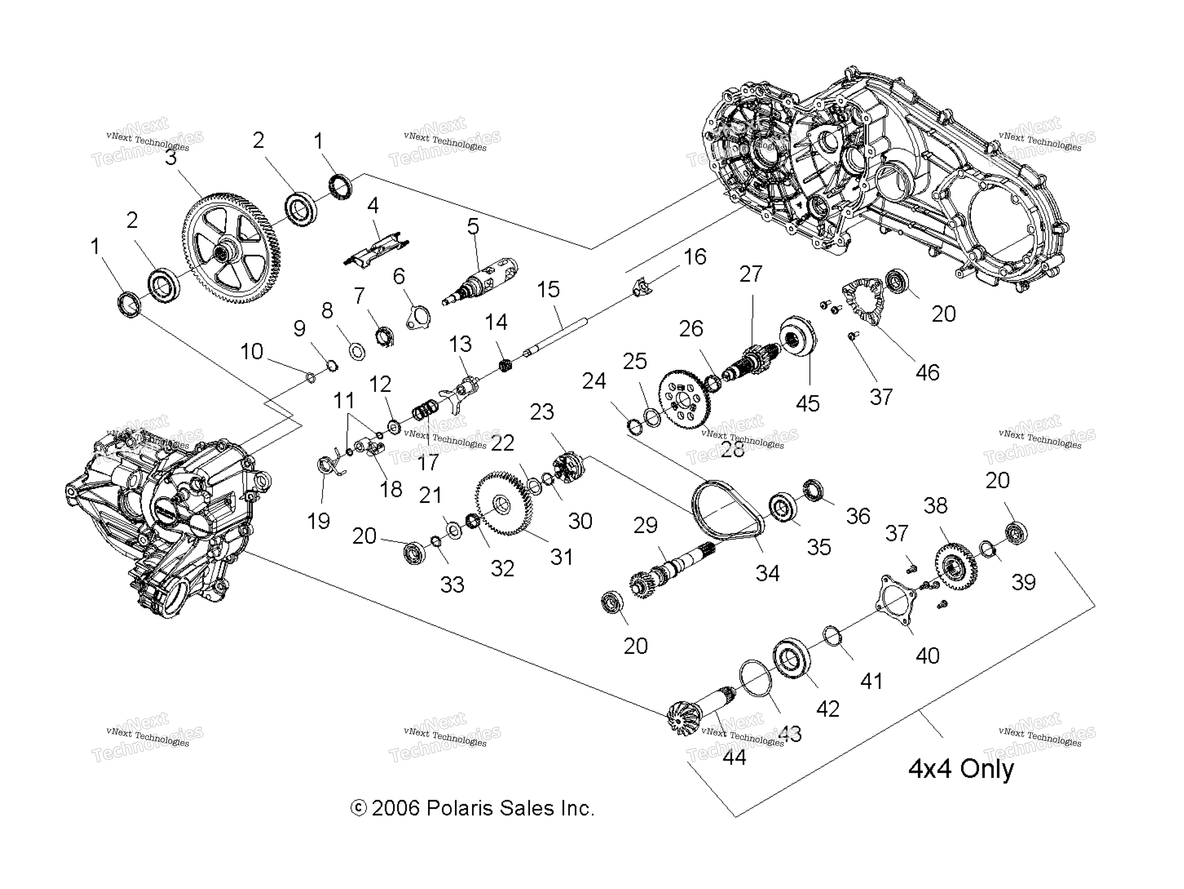 Трансмиссия Internals